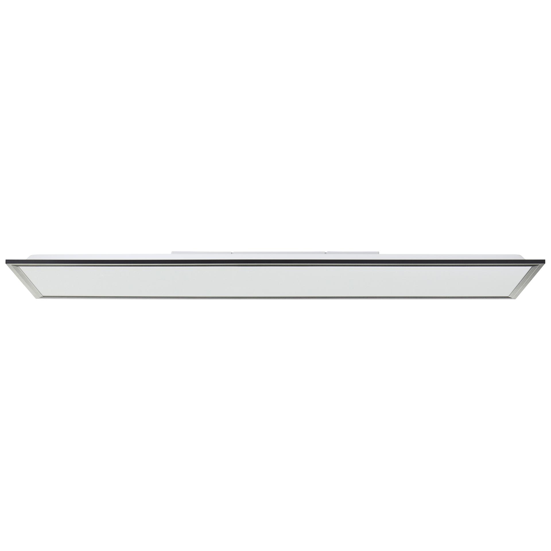 Deckenleuchte Clara, schwarz, 100 x 25 cm, Metall LED Deckenleuchte, dimmbar