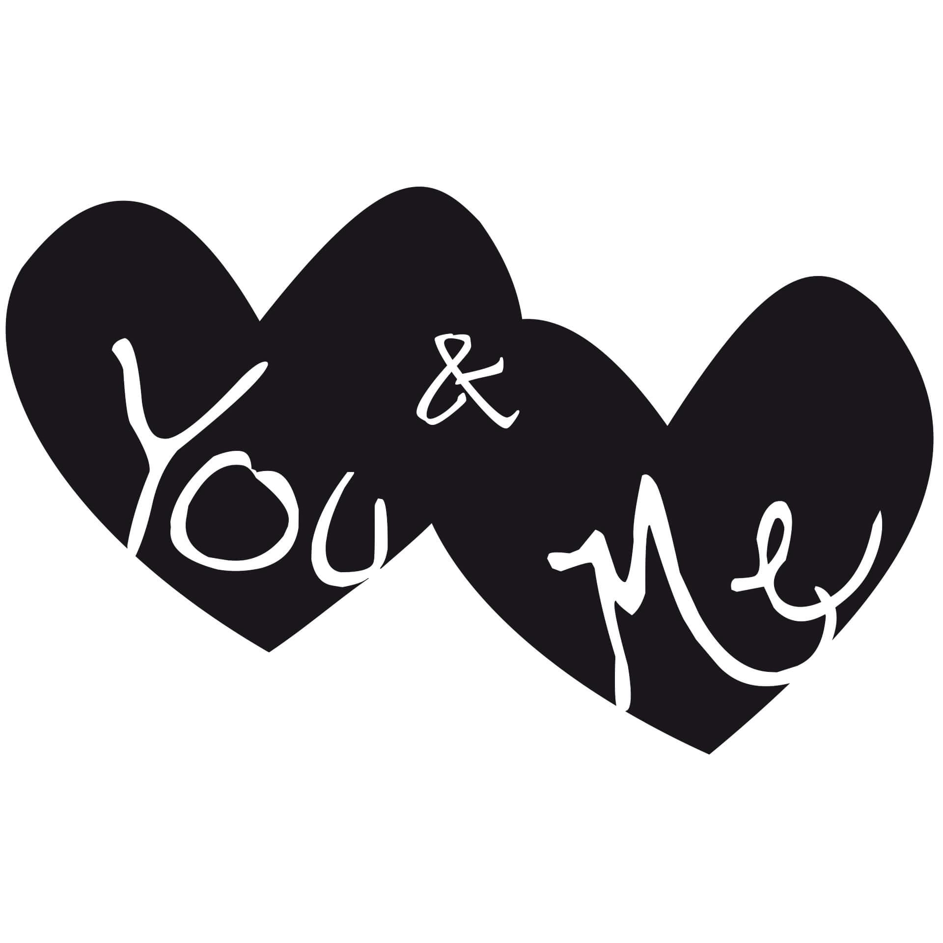 Wandtattoo You & Me