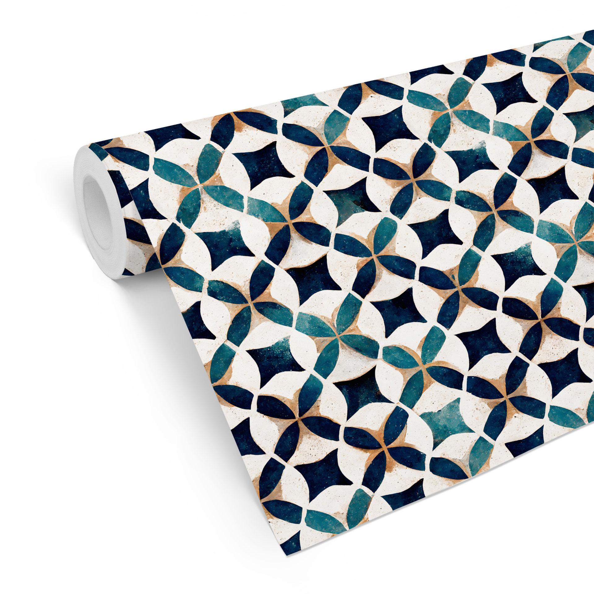Tapet med portugisisk mønster - Azulejos - Treechild