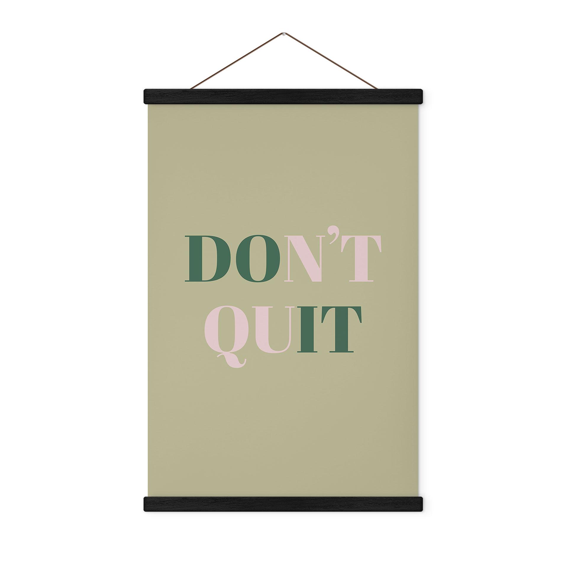 Tekstil plakat Don't Quit Do it