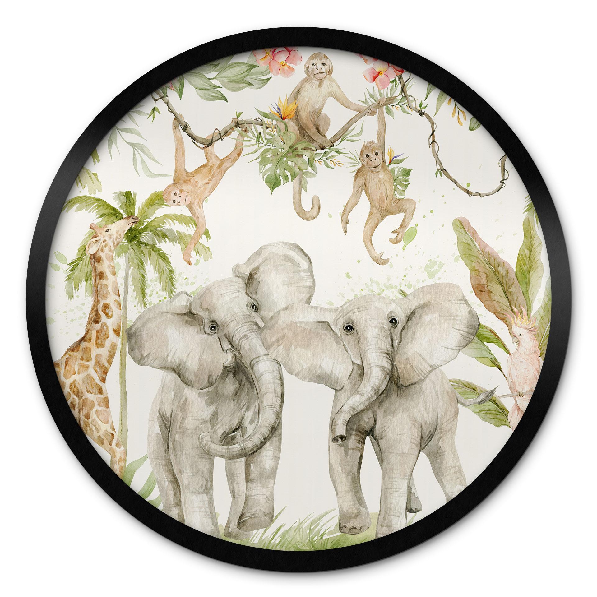 Plakat Dyr i den tropiske jungle - UN Designs