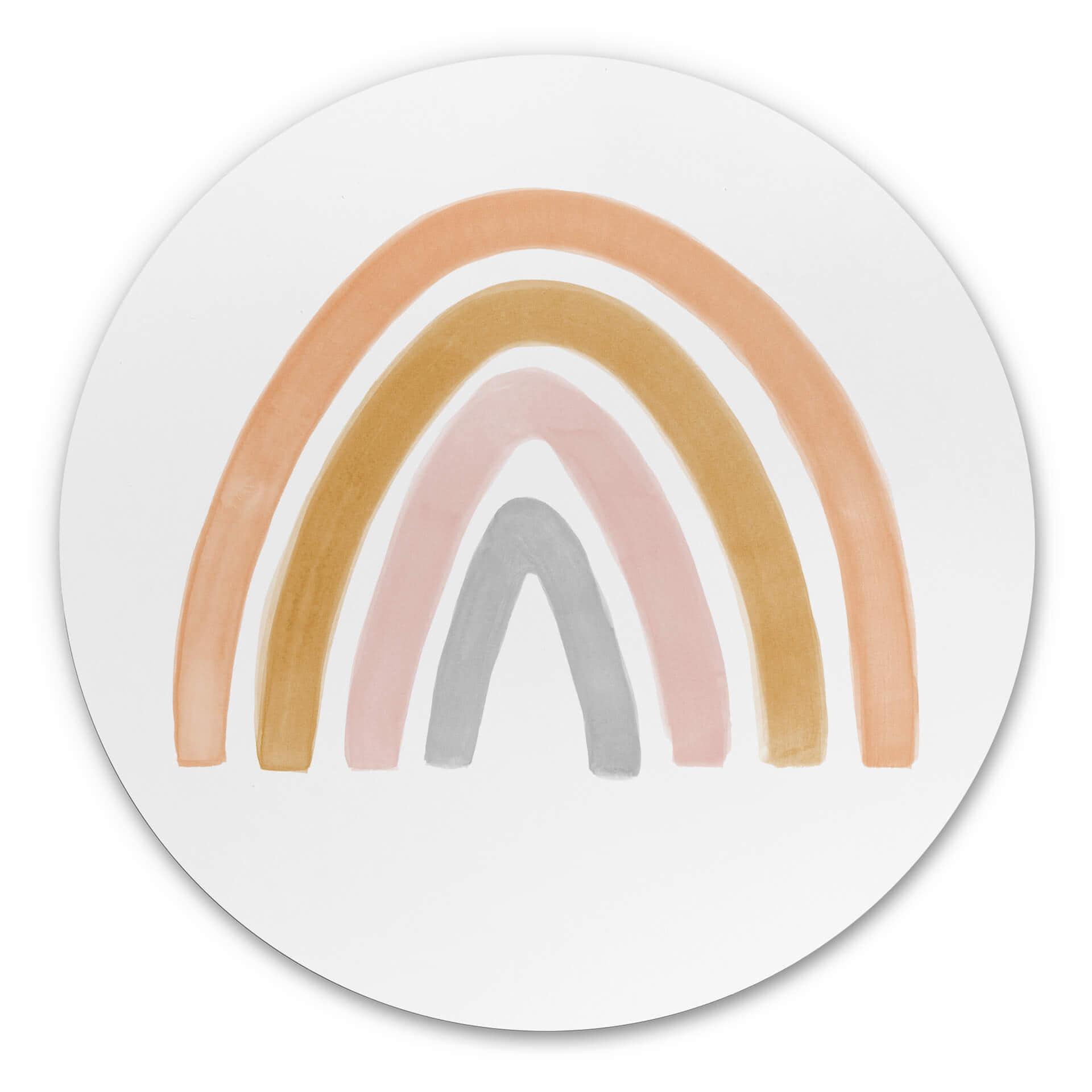 Tableau en alu-Dibond Nouveauprints - Arc-en-ciel - Rond