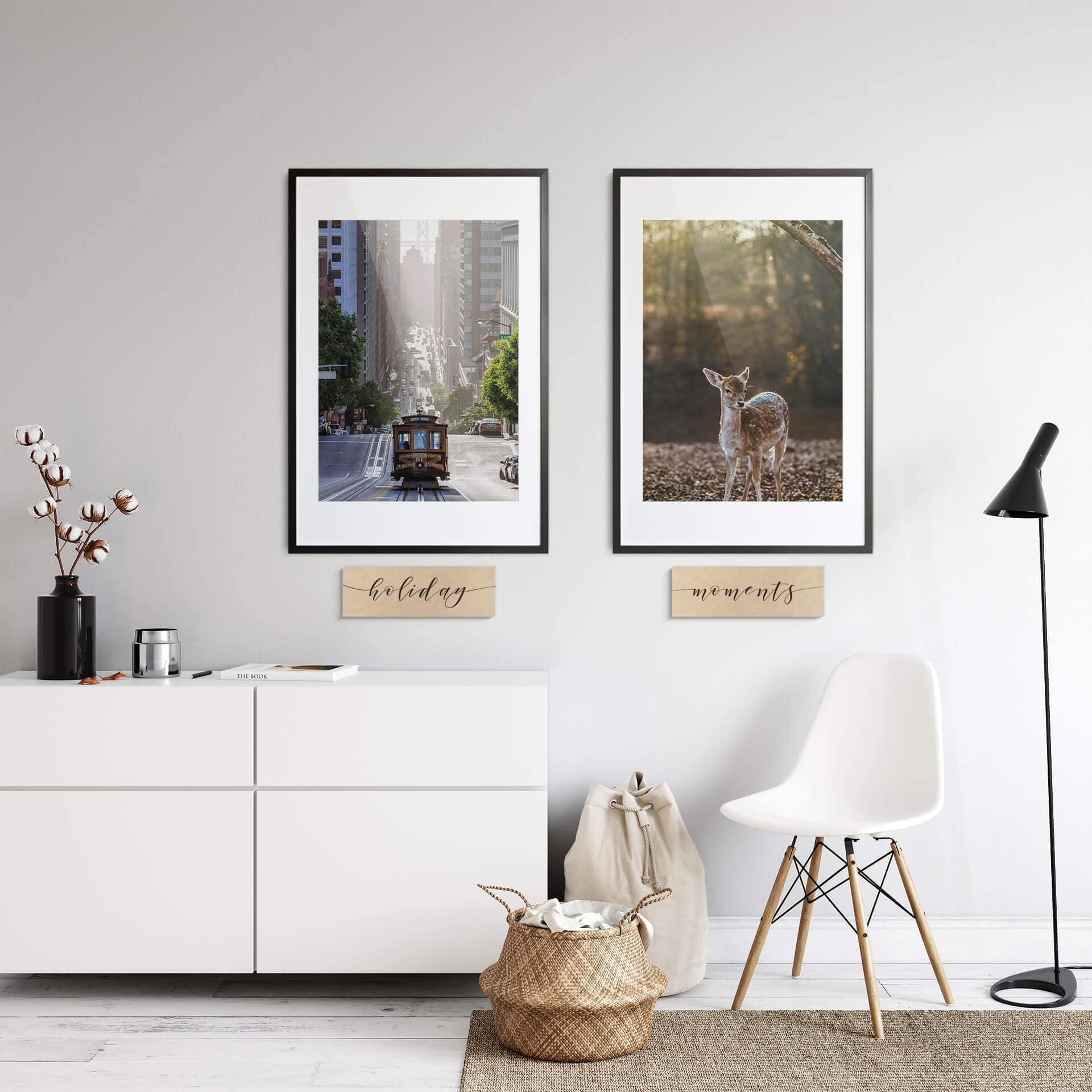 Houten Bordje - Moments