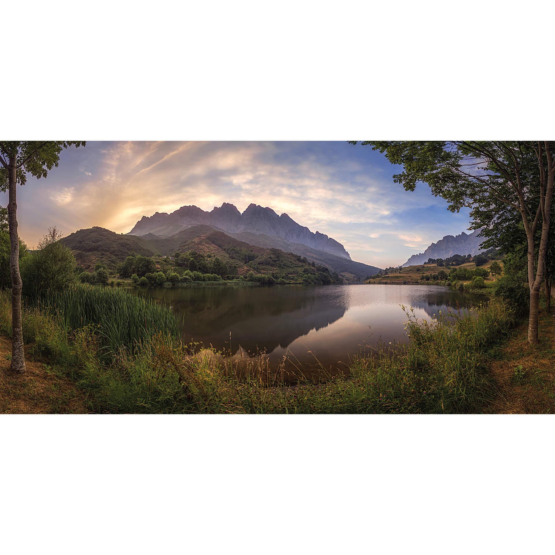 Fotobehang Cuadrado - Paradise Pond