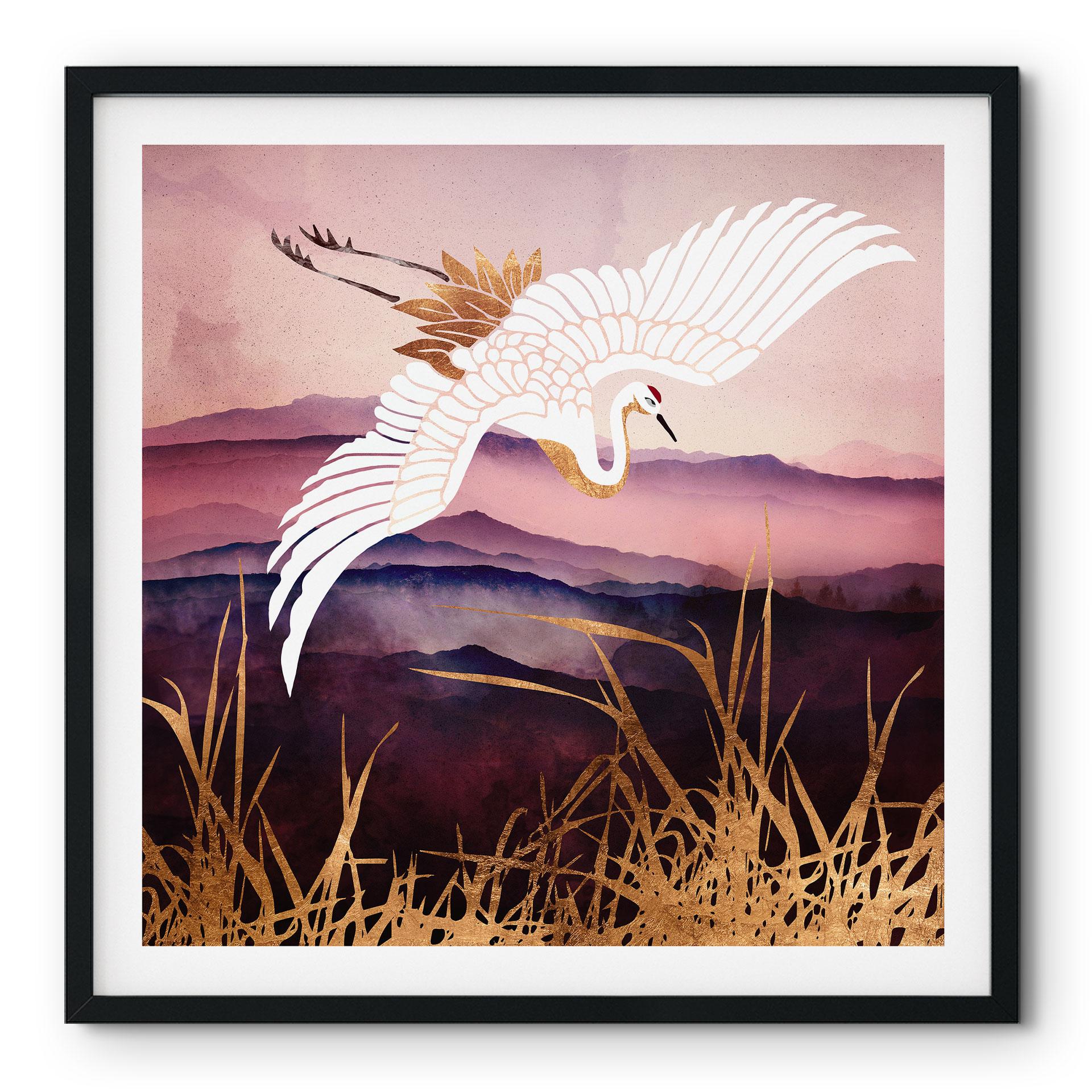 Plakat Elegant trane - SpaceFrog Designs