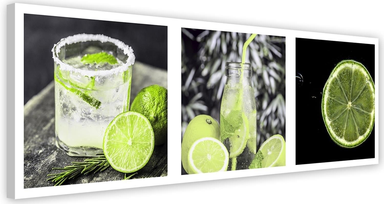 Canvasbillede, Citron med stænk
