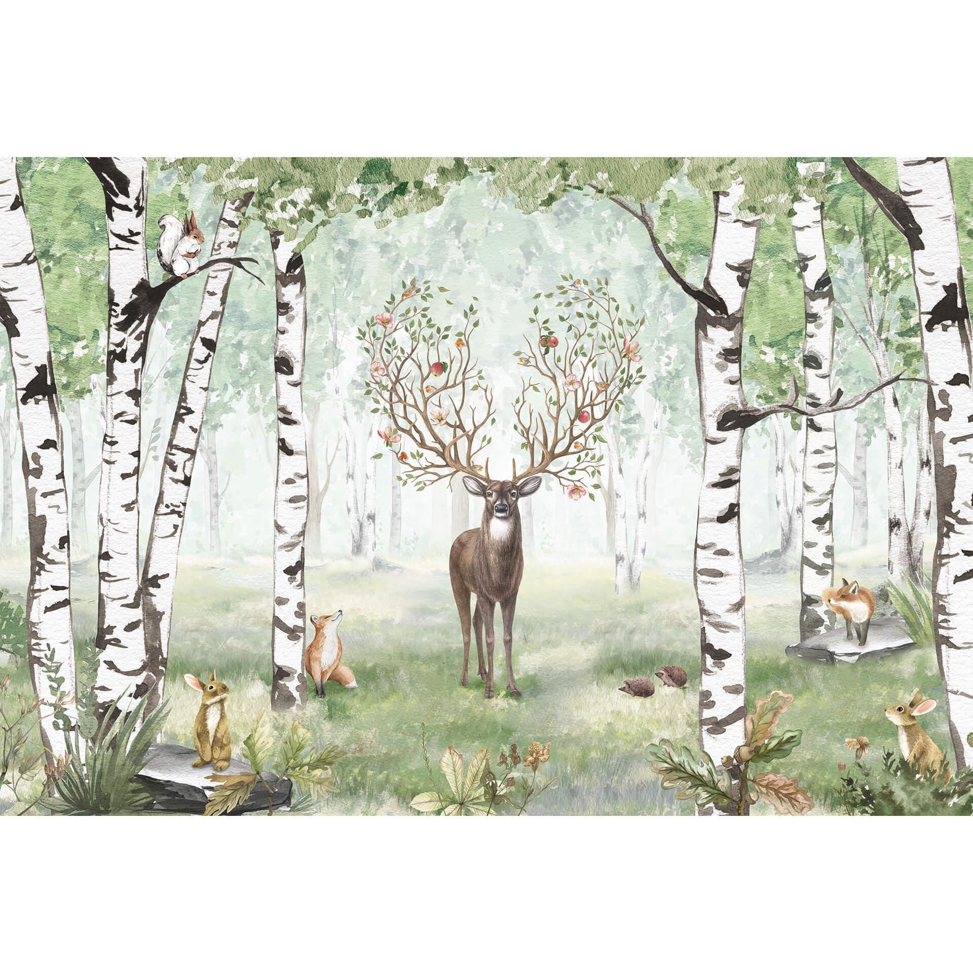 Fotobehang Kikki Belle - Hert in de Zomer