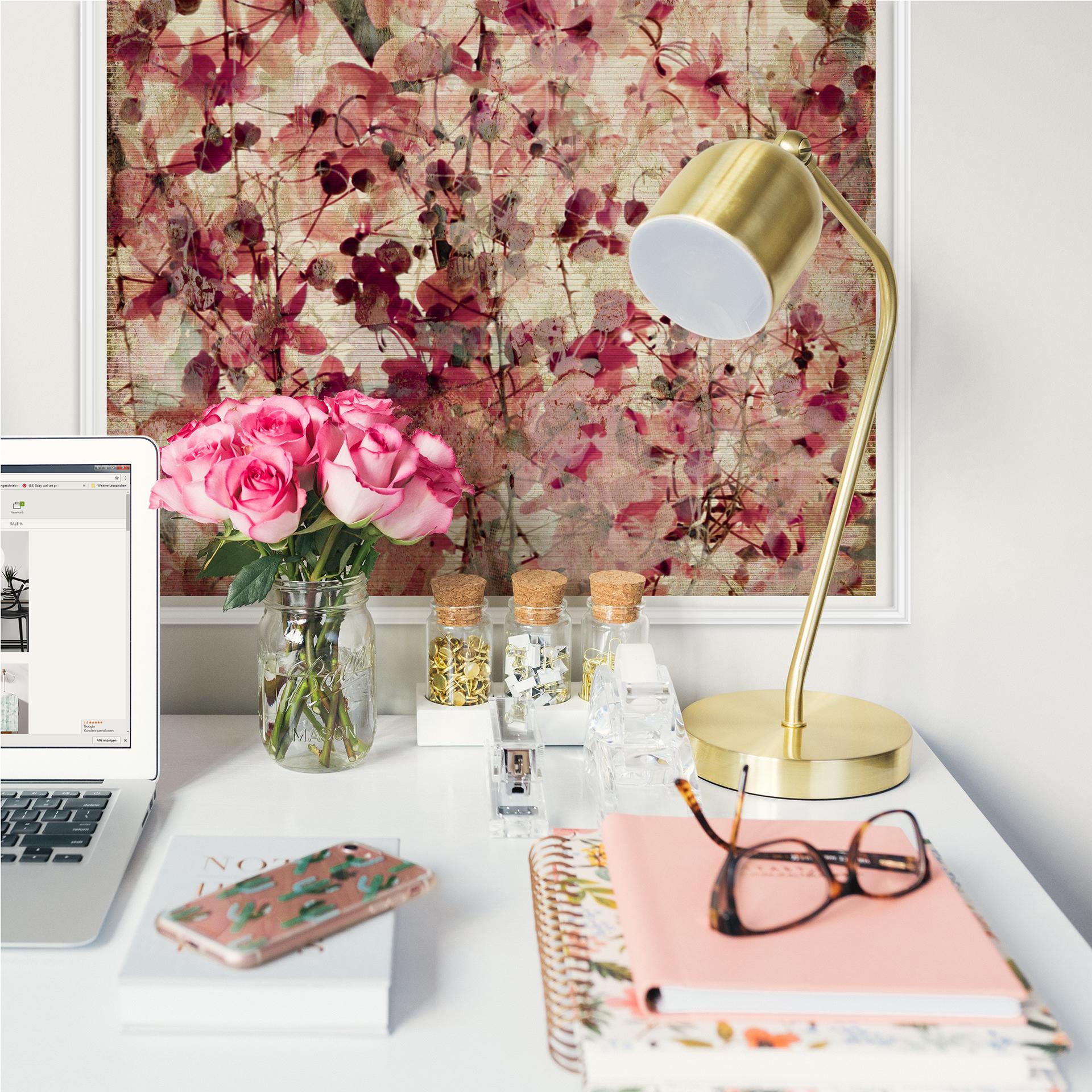 Wallprint - Motivo floreale vintage