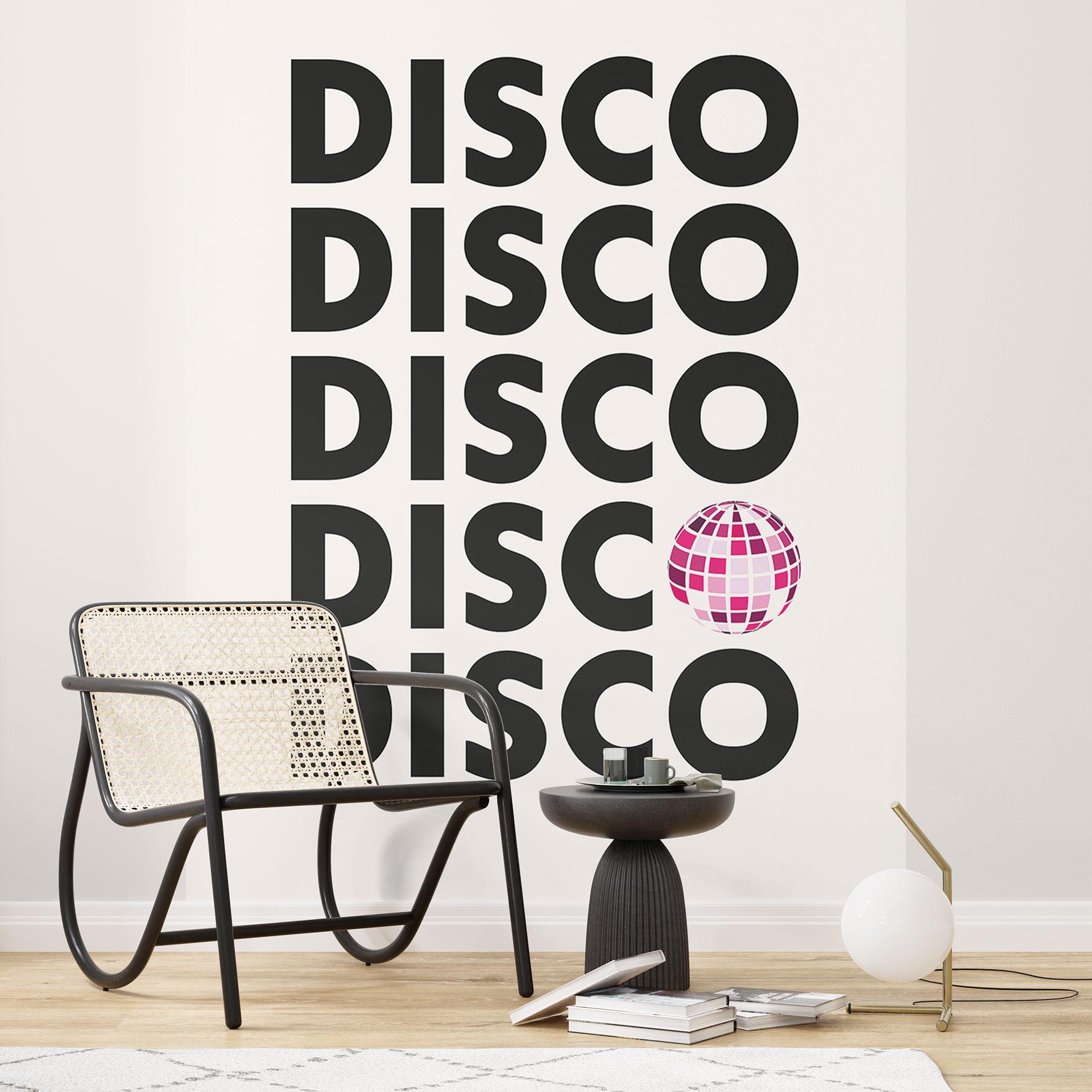 Fotomural con tipografía retro disco vibes - Kerr-Dineen