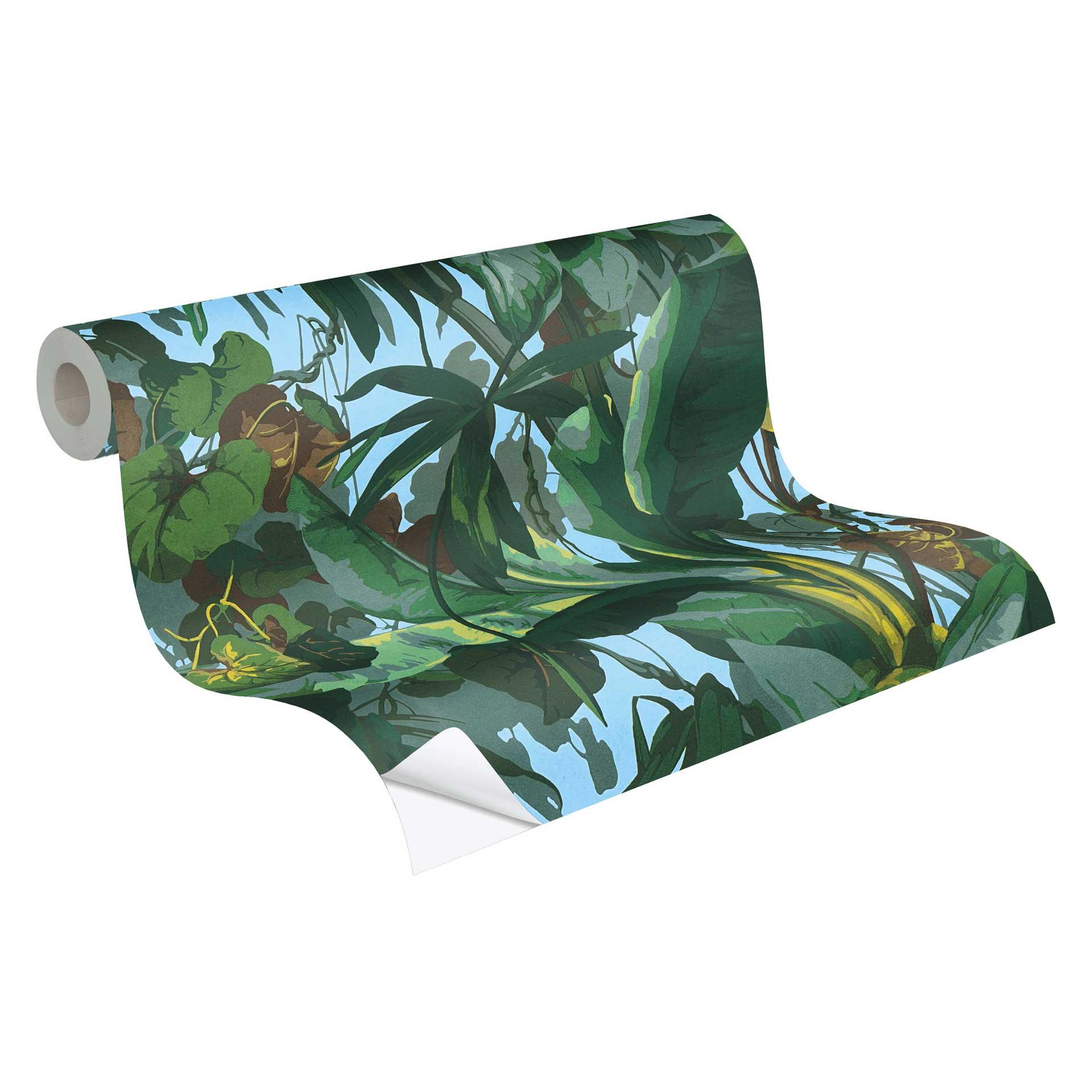 zelfklevend behang & meubel folie - jungle - palmbomen - groen - rol 840x53 cm