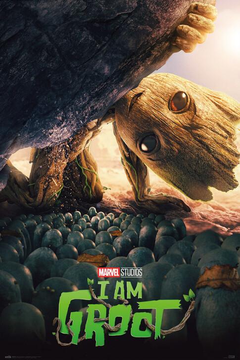 Poster, film poster Marvel: I am Groot - Little Guy 61x91,5 cm