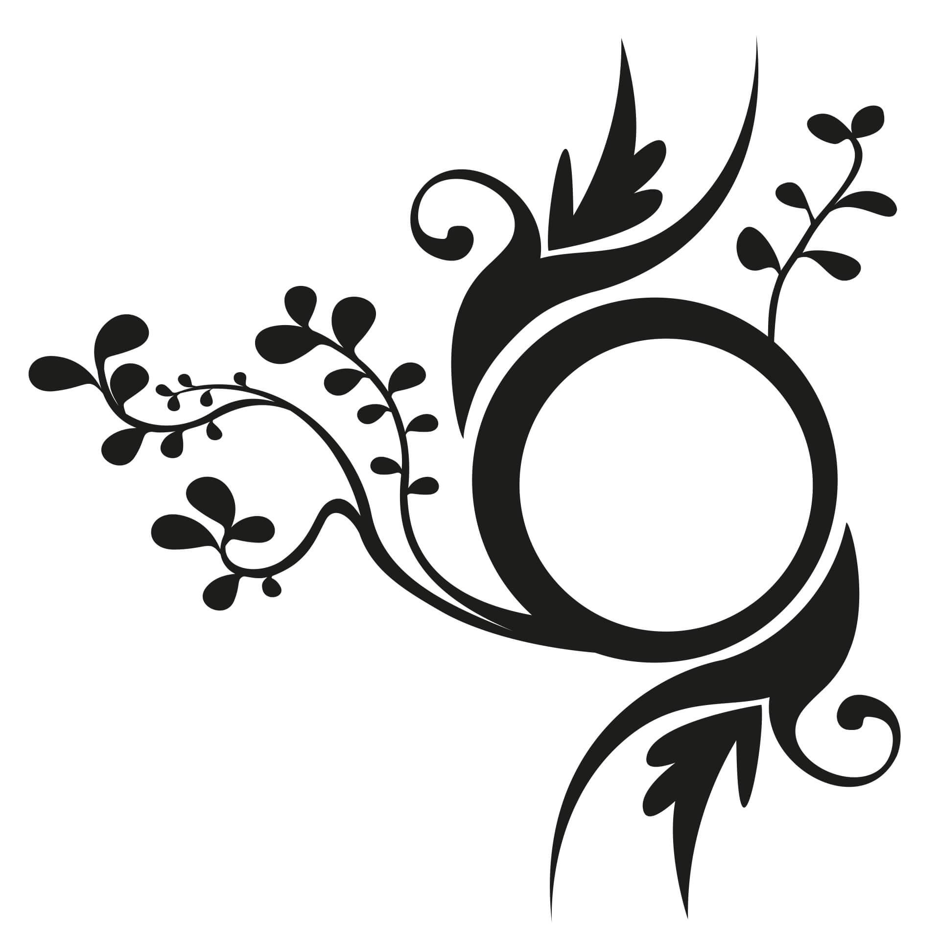 Wandtattoo Modern Nature 2