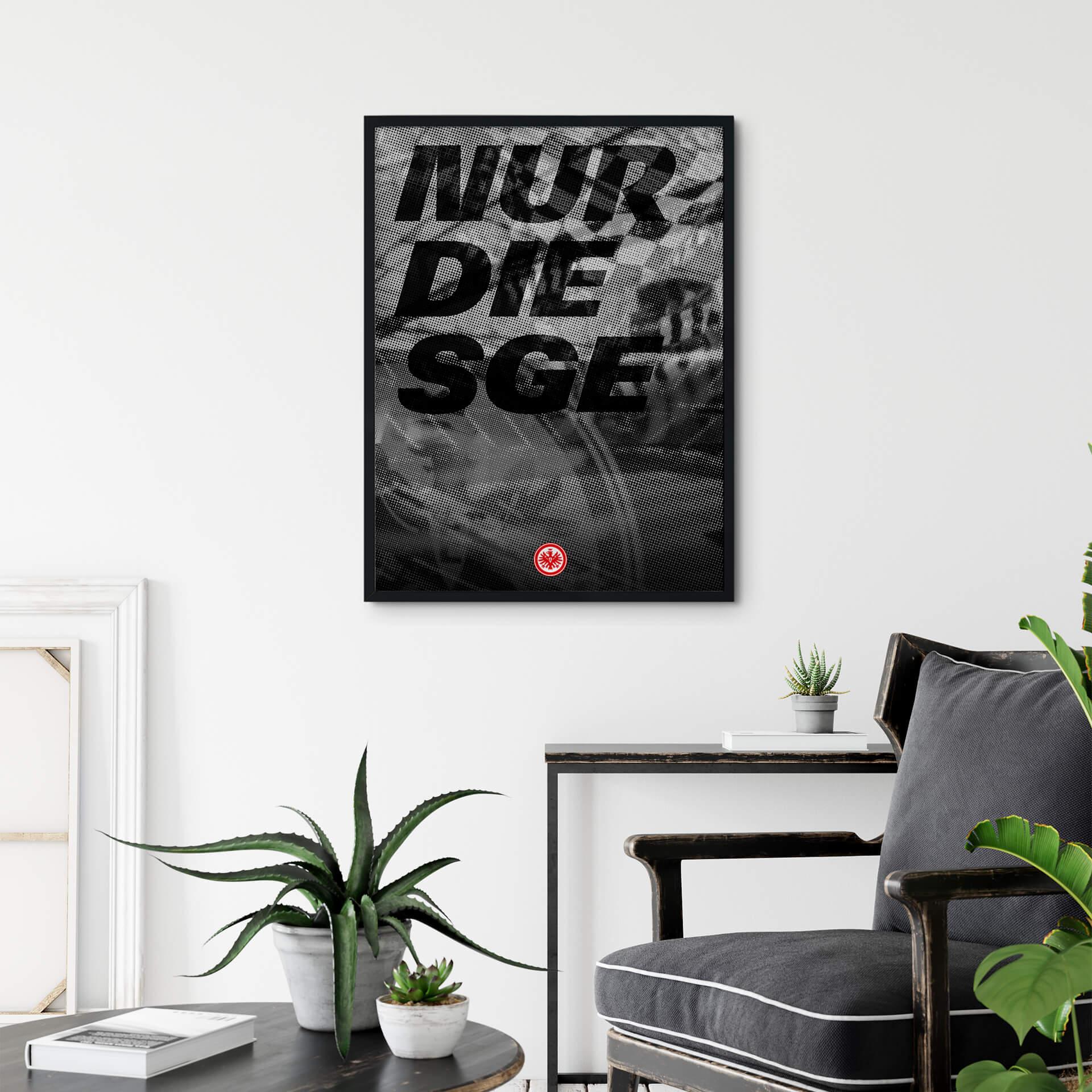 Poster Eintracht Frankfurt - Nur die SGE