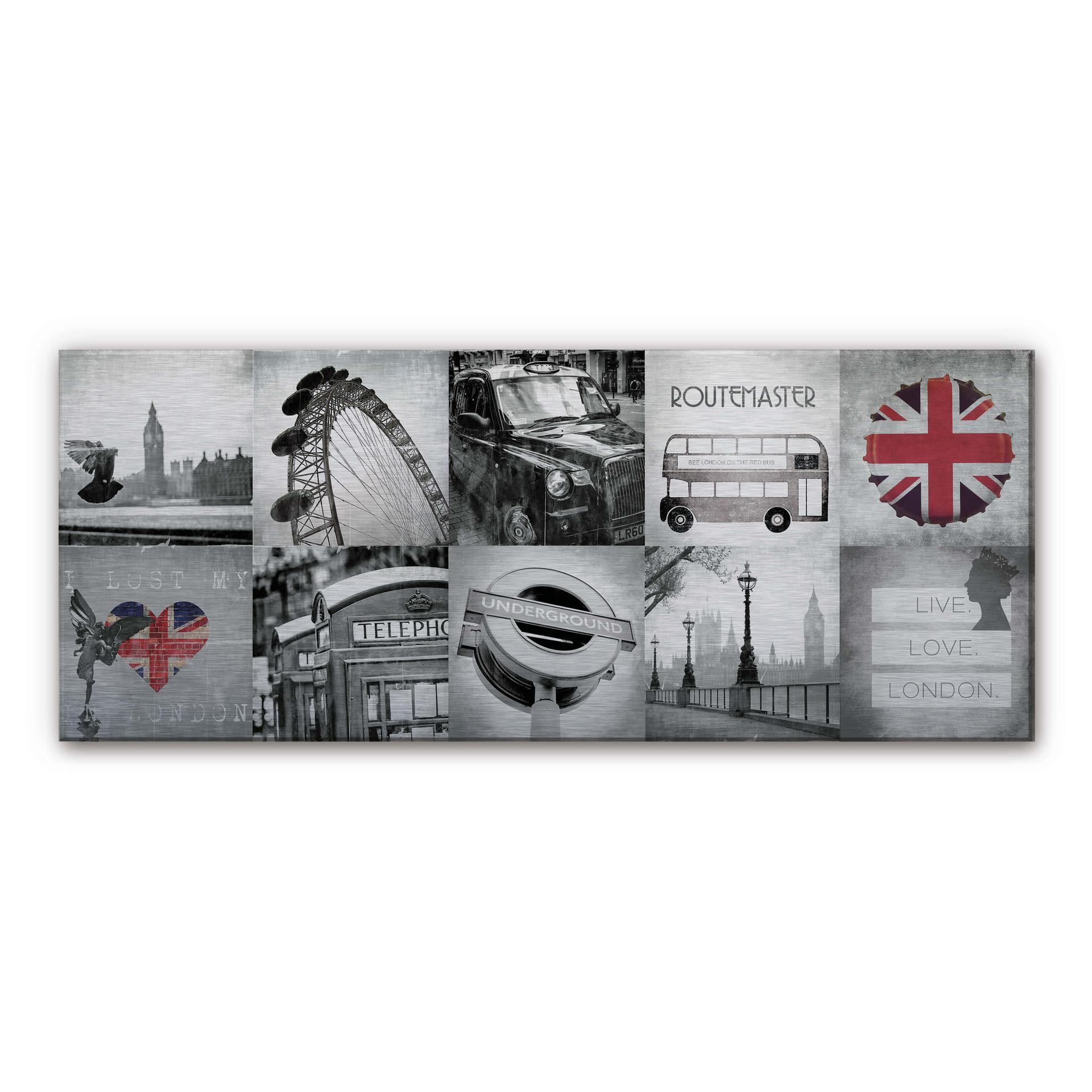 Stænkplade - Impressions of London - AluDibond