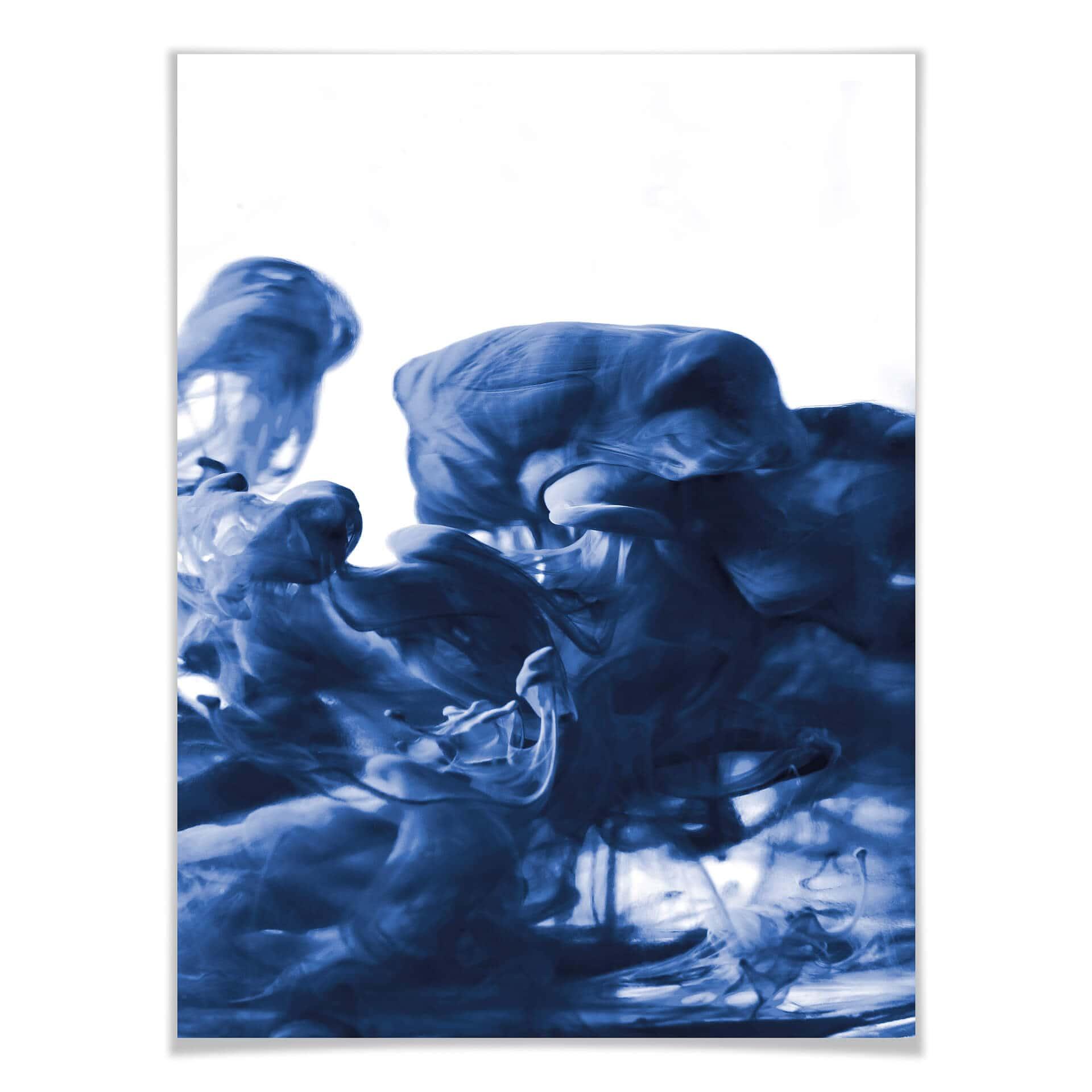 Póster Humo azul