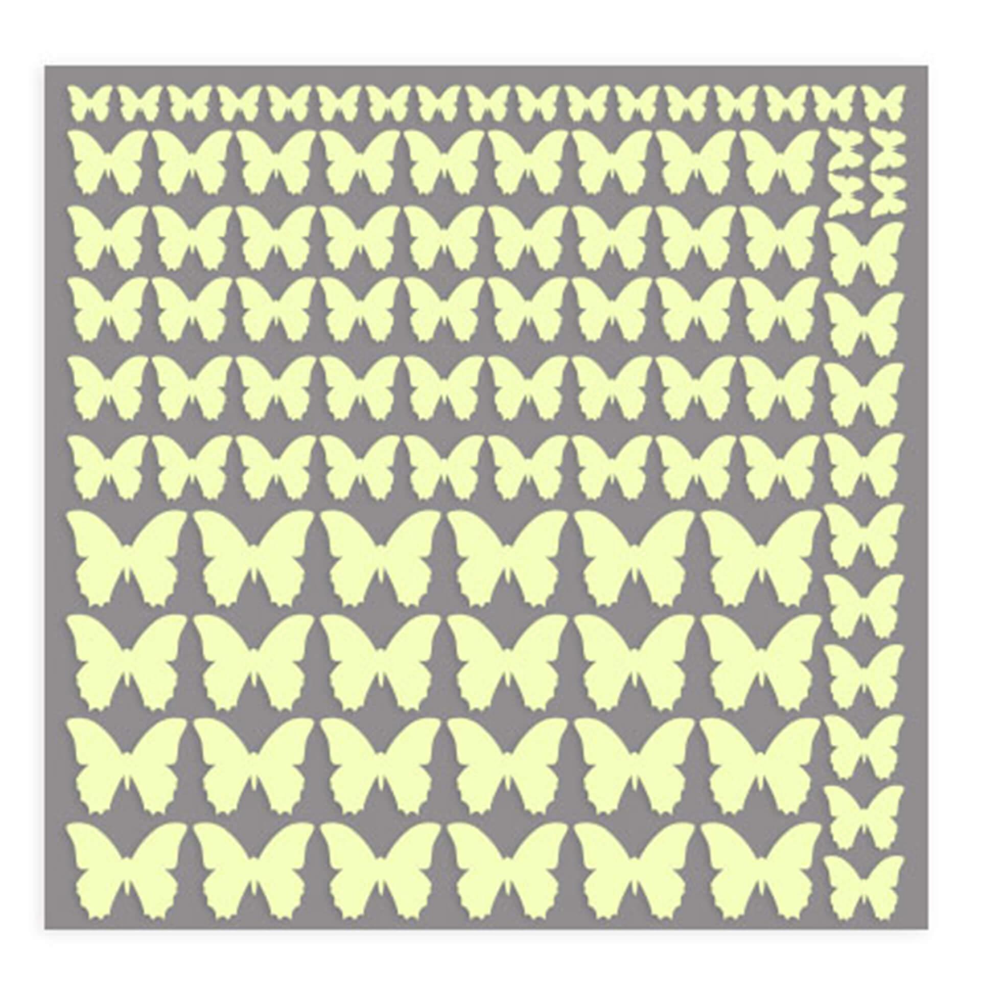 Adesivi murali luminosi - Farfalle