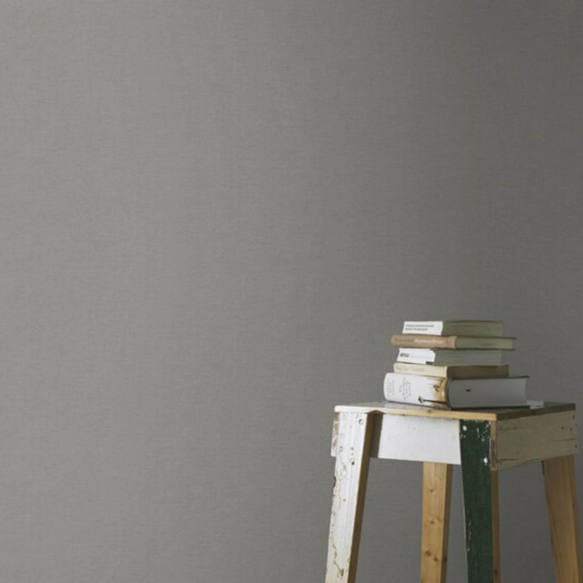 Rasch papier peint intissé, papier peint uni Salsa gris