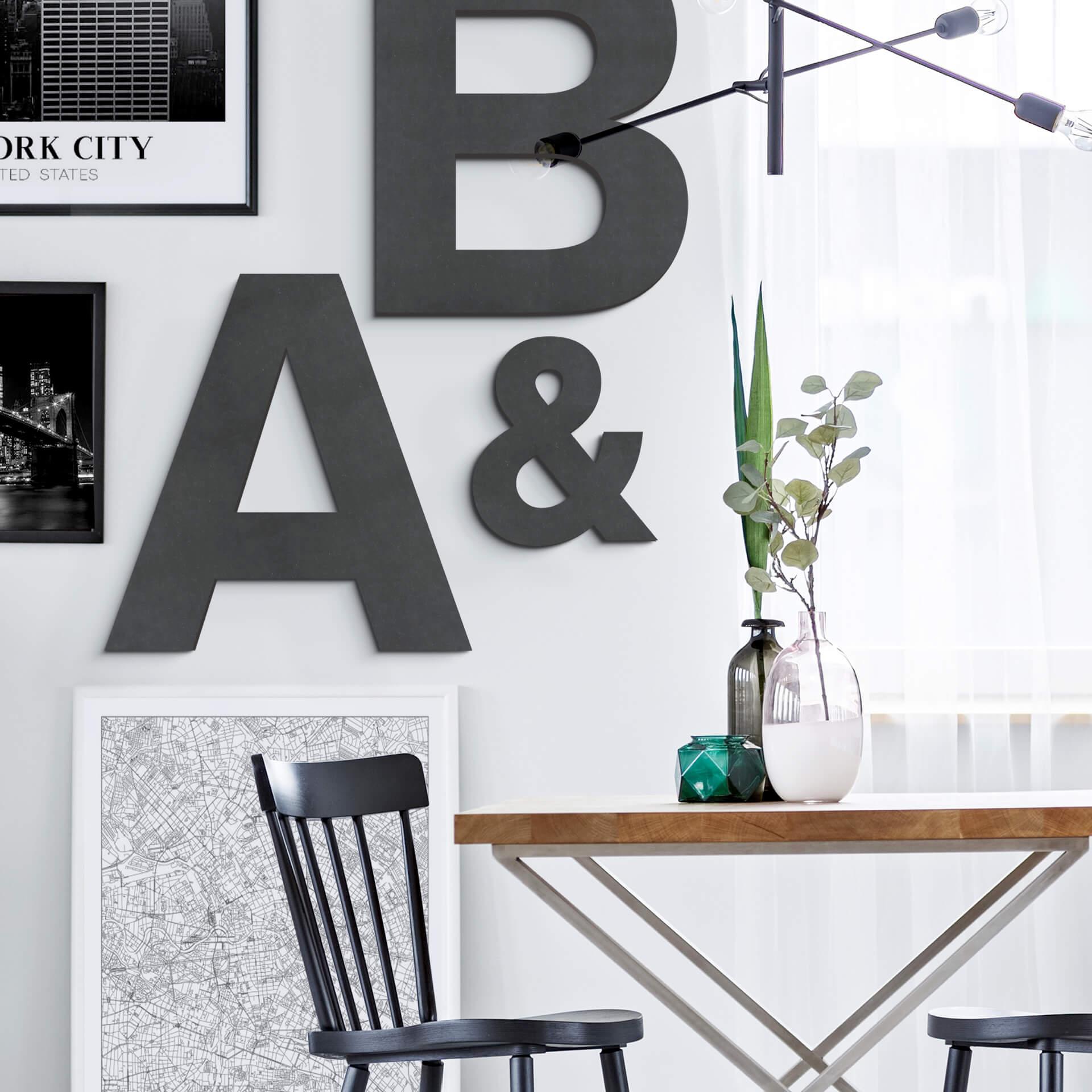 MDF - Decoración en madera letras sueltas Swiss