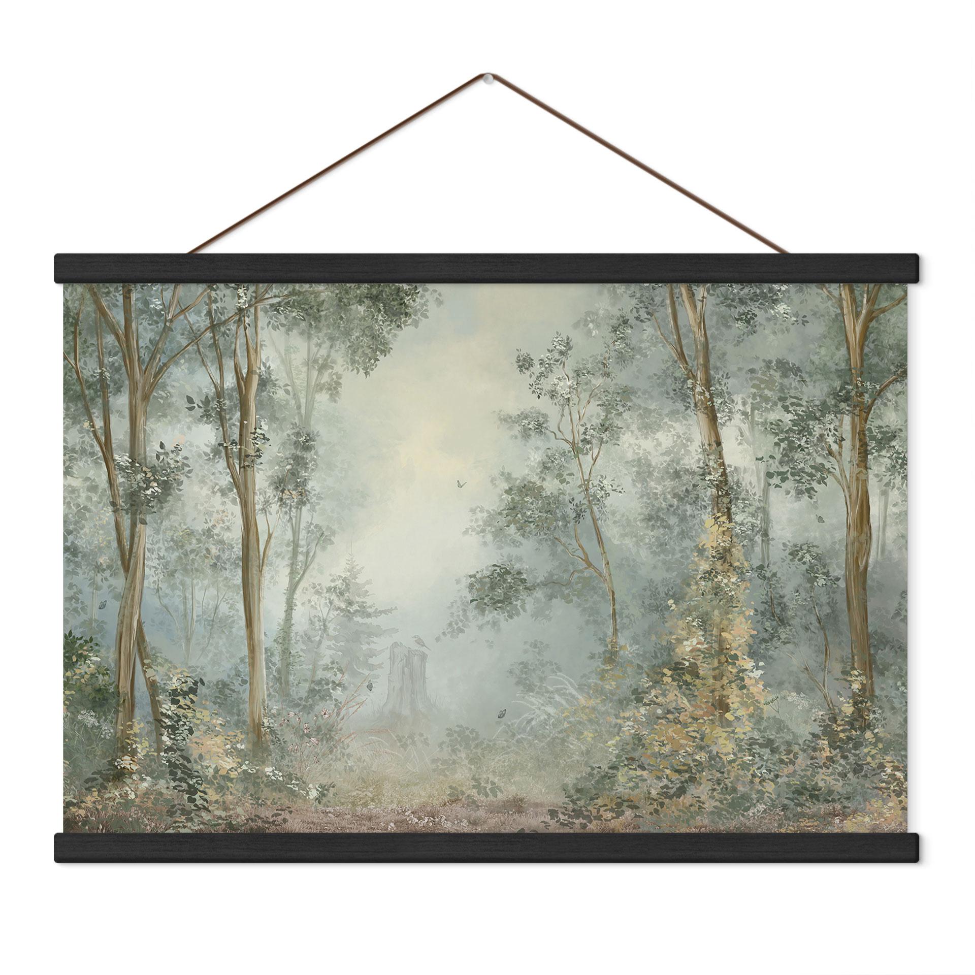 Textielposter Betoverd bos - Ms Tiff
