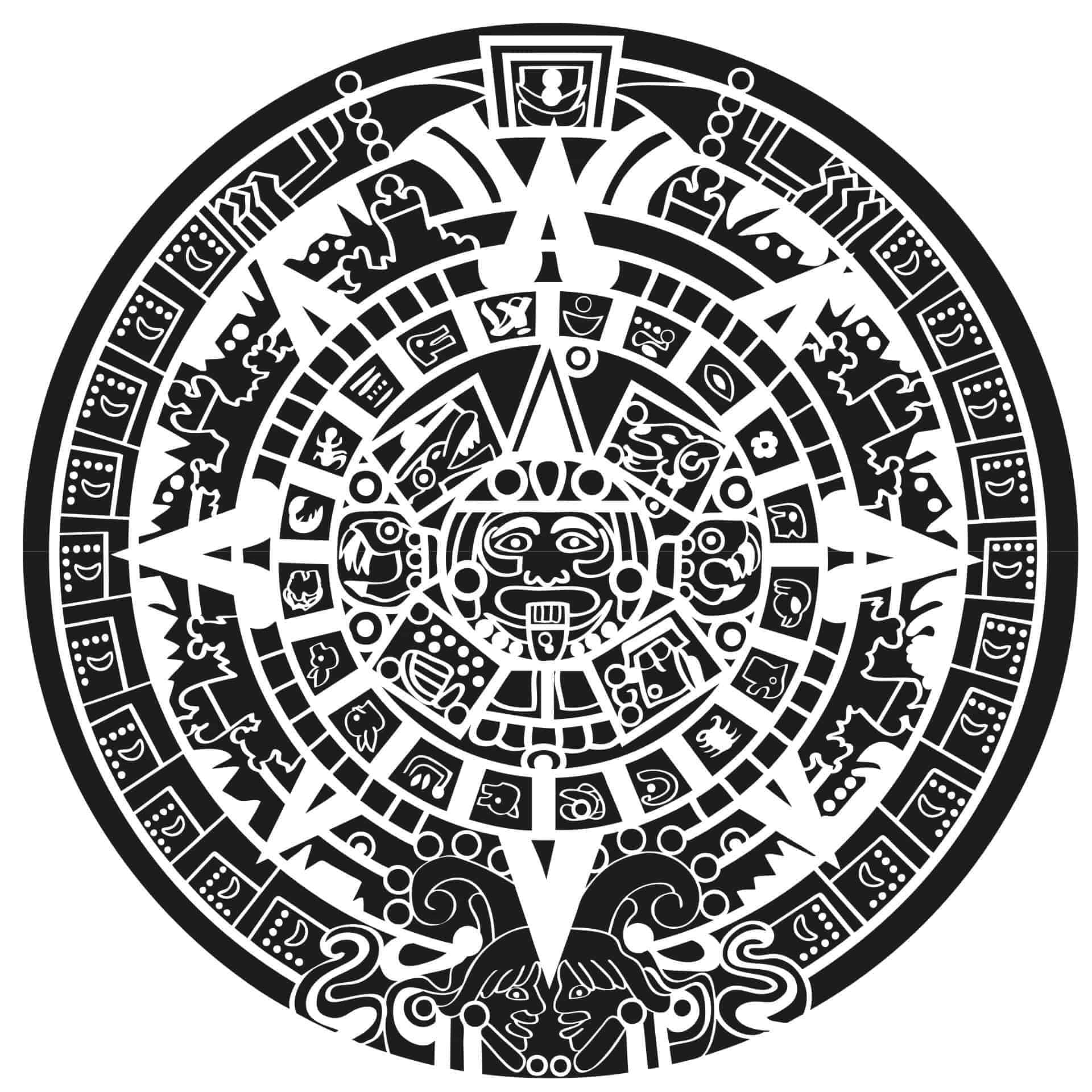 Adesivo murale - Calendario maya