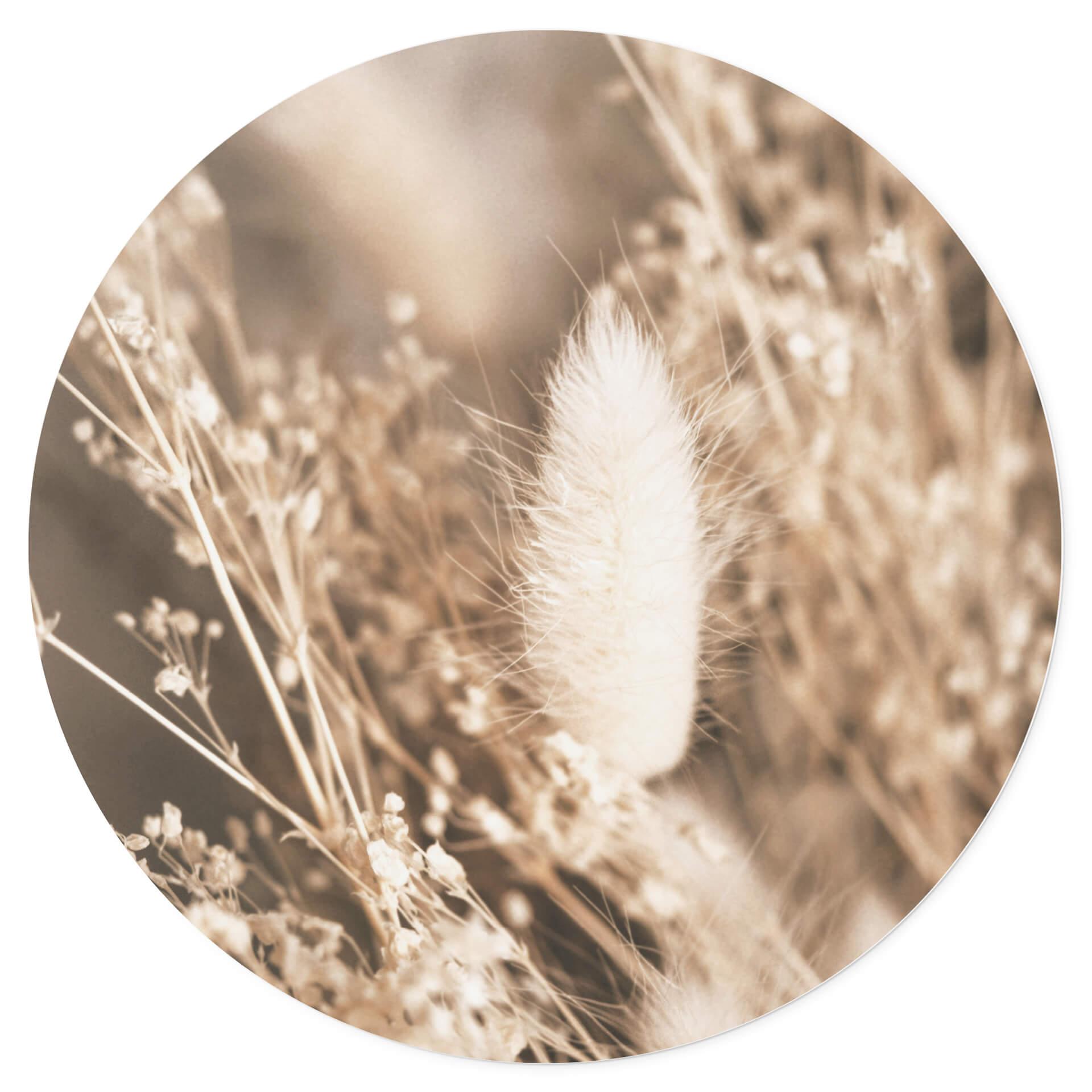 Muursticker rond Annie - Gras