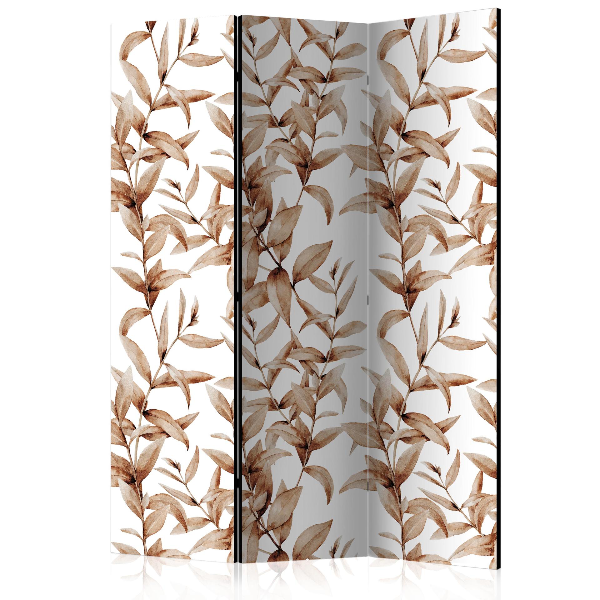 Rumdeler - Planter i sepia, 3-delt
