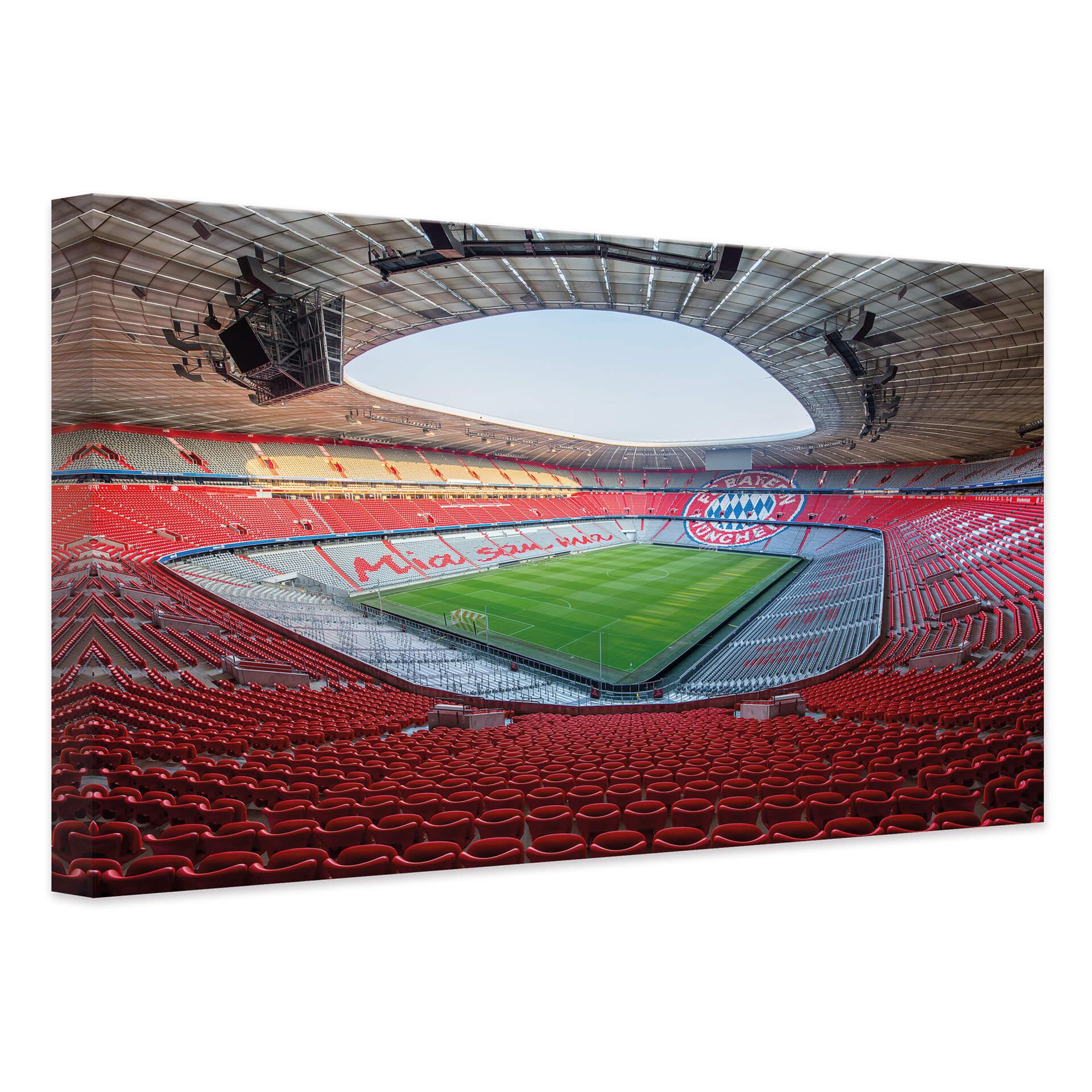 Canvasbillede - FCB Stadion Mia san mia