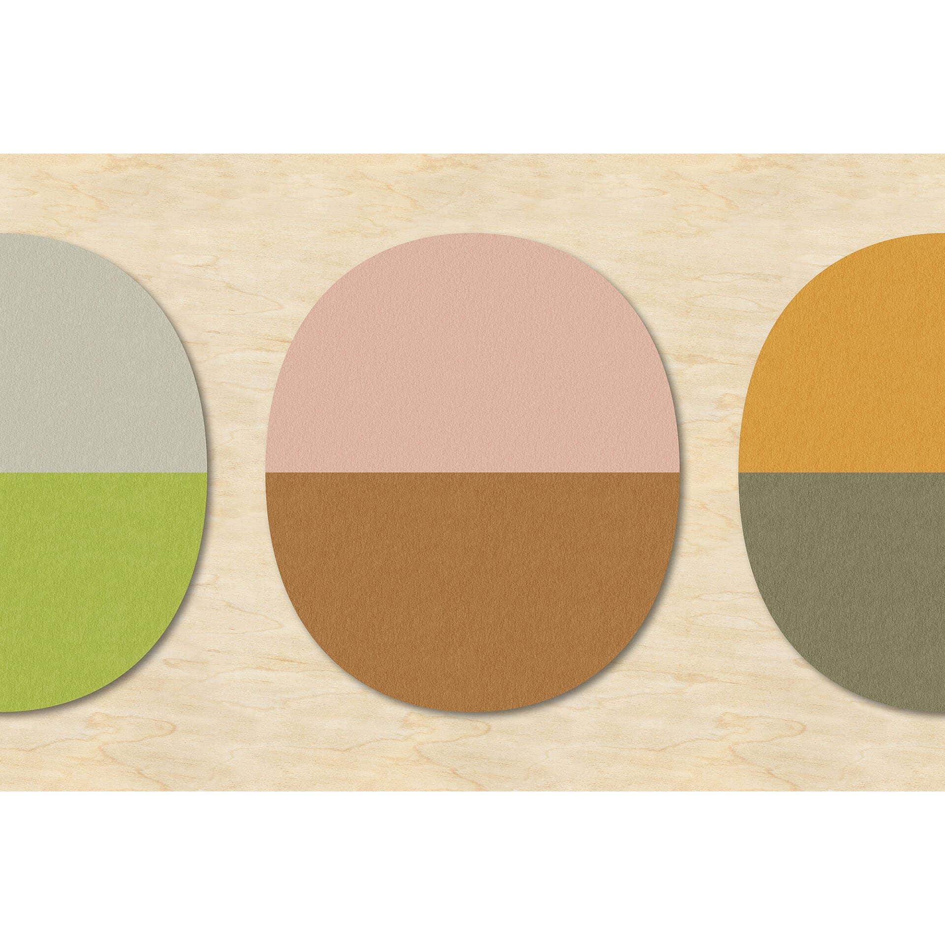 Livingwalls Fotobehang Walls by Patel 2 split ovals 1