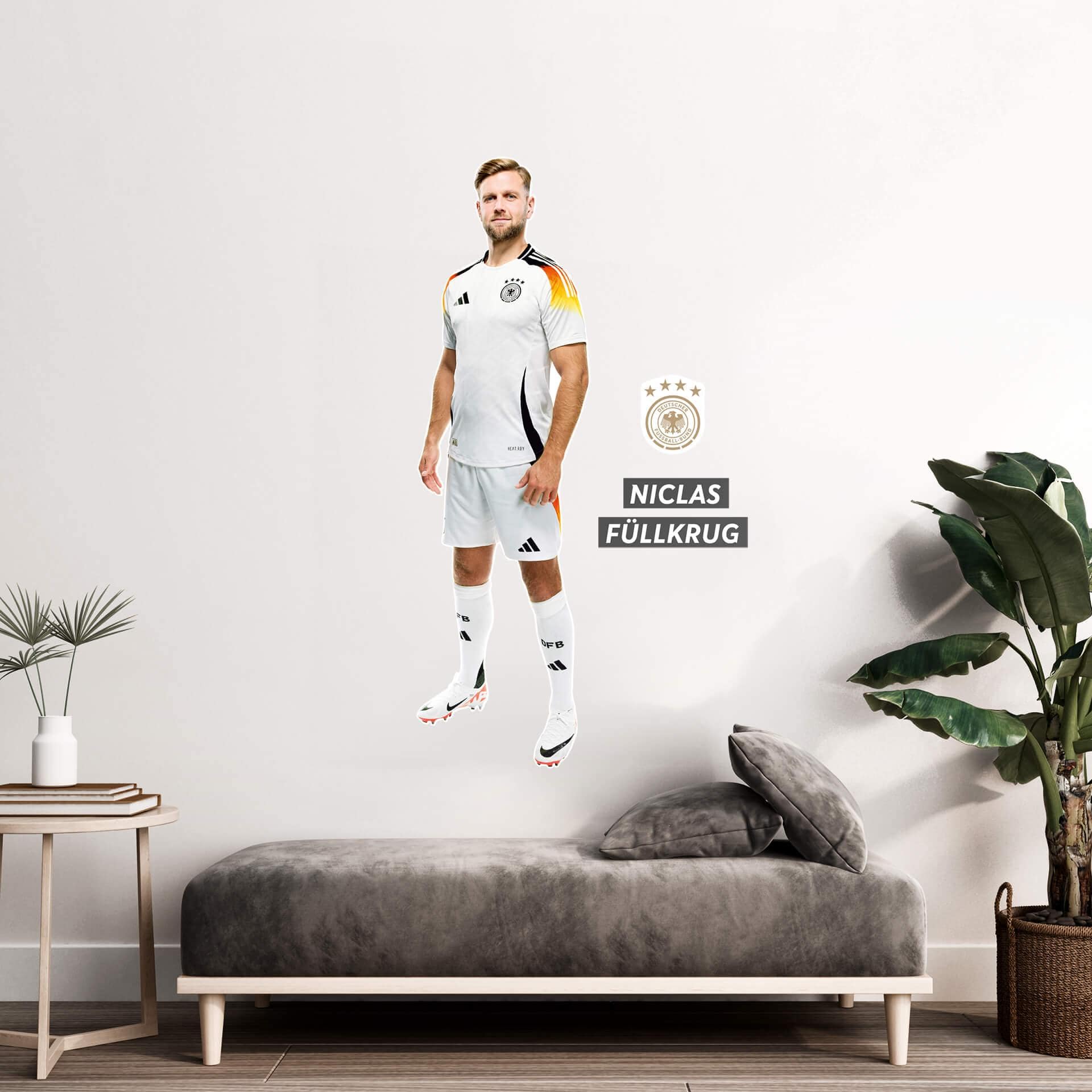 DFB Sticker EM für die Wand, Wandtattoo - Füllkrug