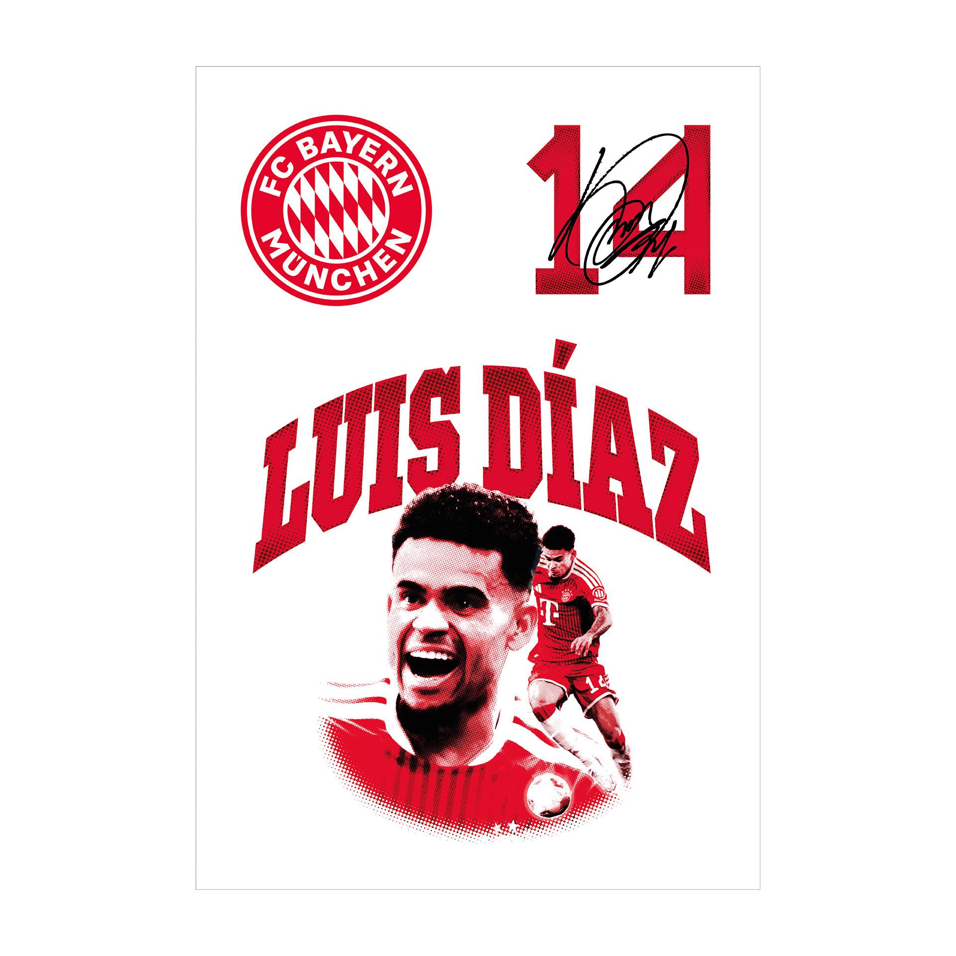 Wallsticker FCB - Luis Díaz 2026/27