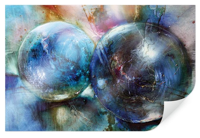 Poster Schmucker - Blauwe Modder