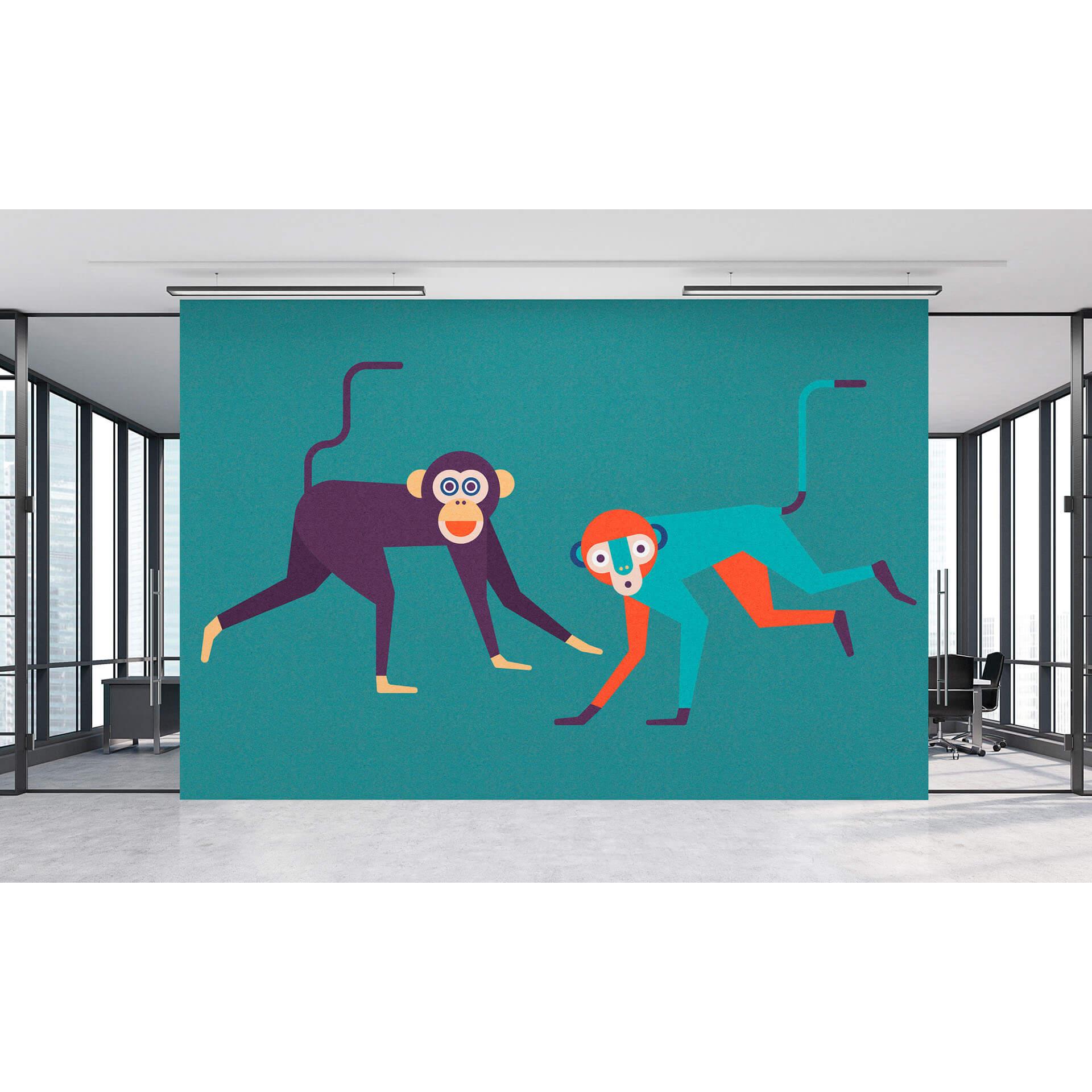 Livingwalls Fototapet Walls by Patel 2 monkey business 1