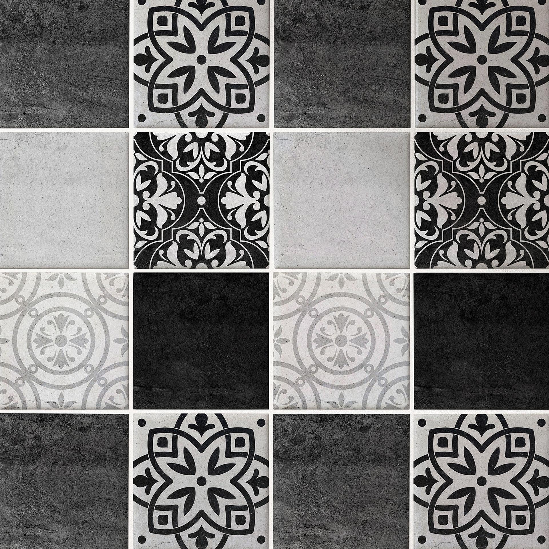 Azulejos Adhesivos patchwork hormigón - lote de 12