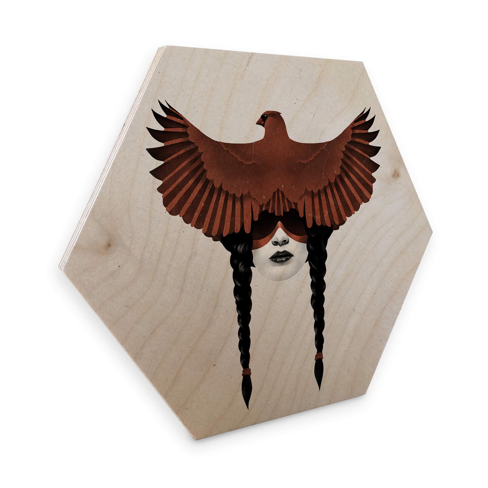 Hexagon Hout Ireland - Dark Cardinal