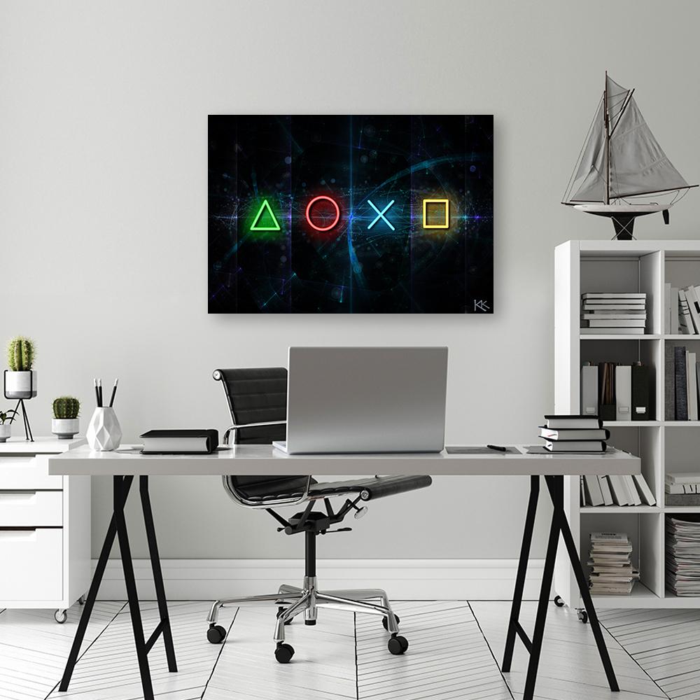 Canvasbillede, Til gamere spilkonsol controller