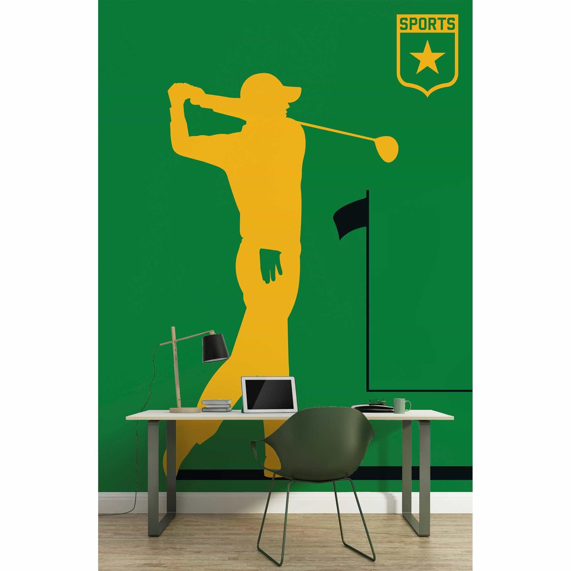 Livingwalls Fotobehang ARTist Golf