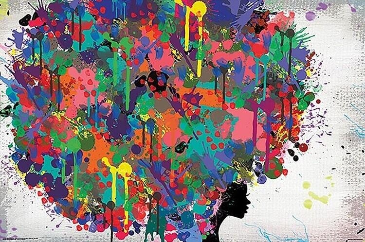 Poster Dean Russo - African Woman 91,5x61 cm