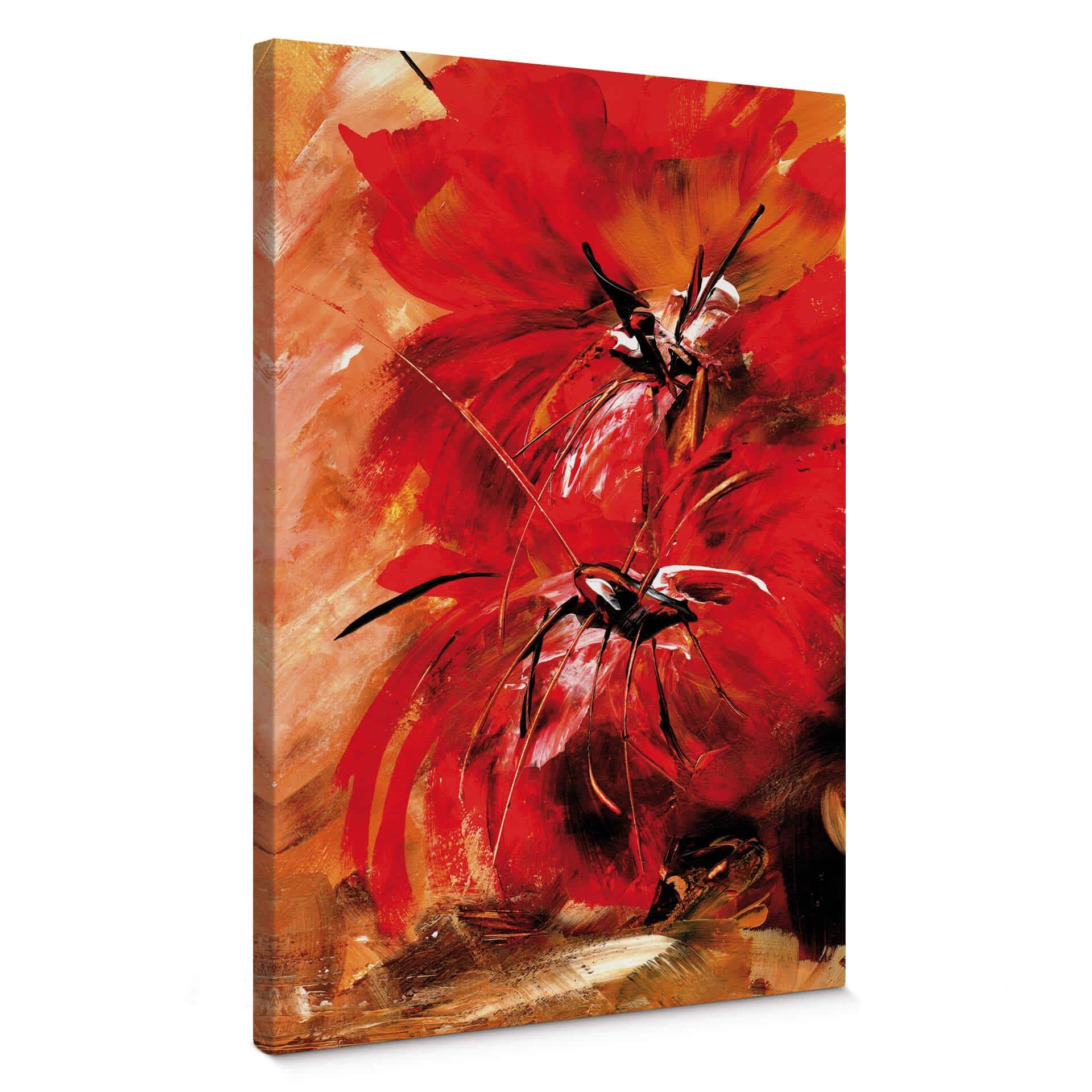 Canvastavla Niksic - Eldblommor