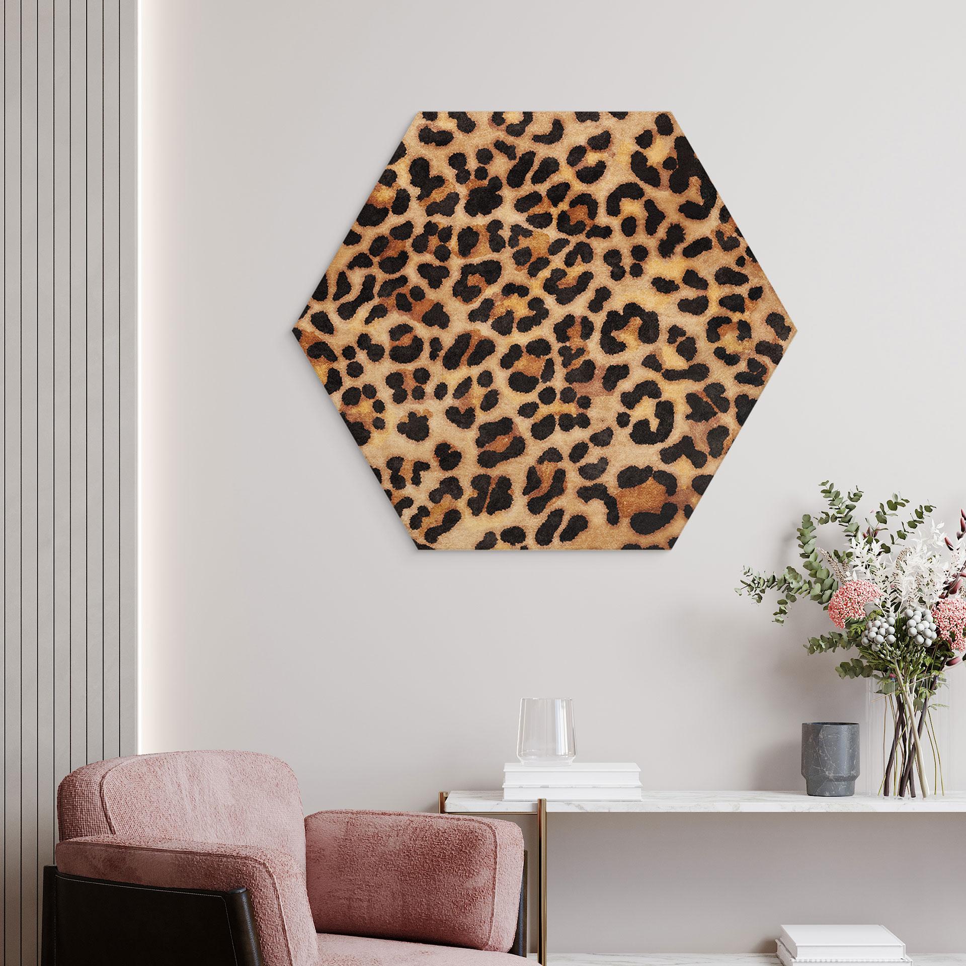 Billede af træ Vild leopard - dyreprint - Tunaboylu
