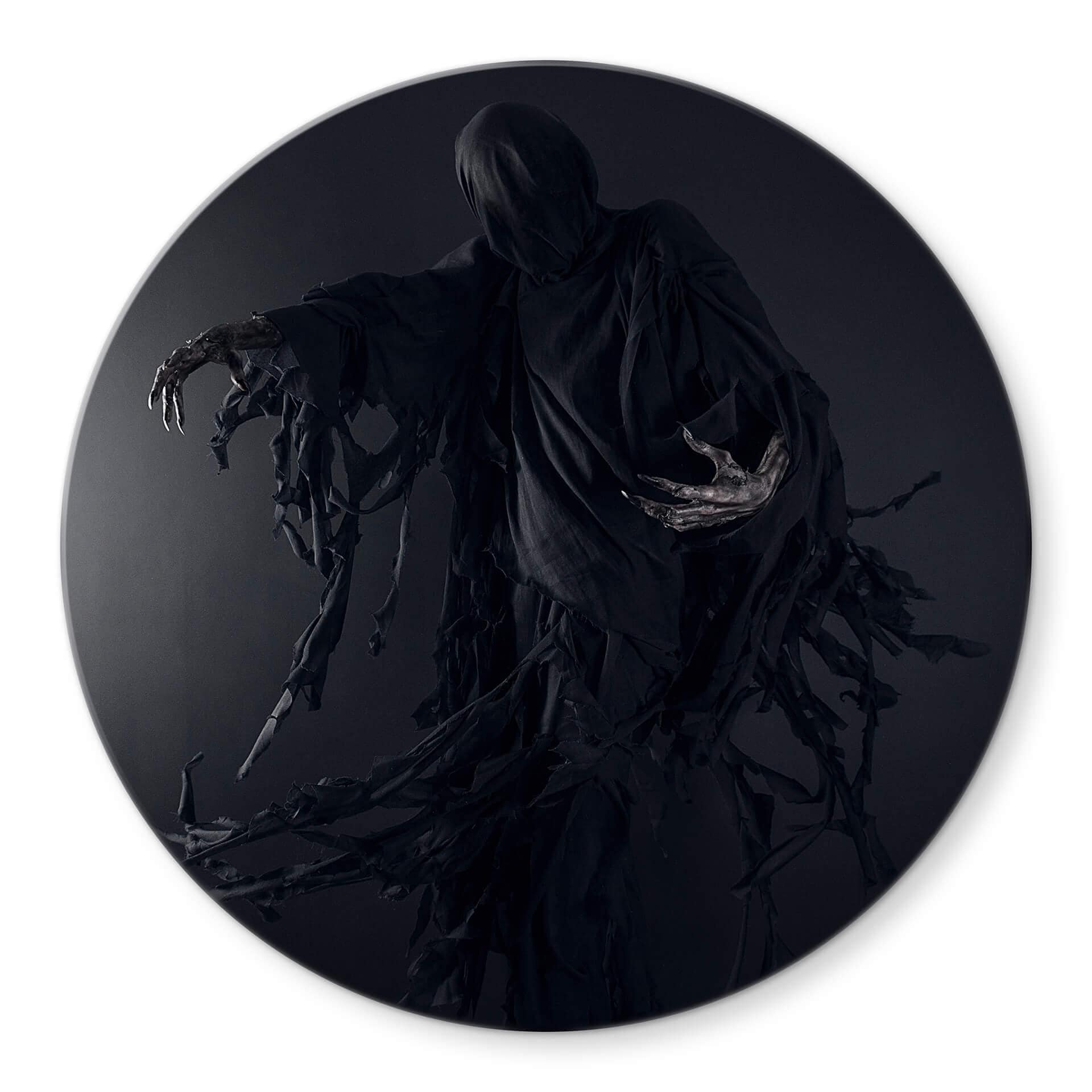 Tableau sur verre Malikov - Détraqueur - Rond