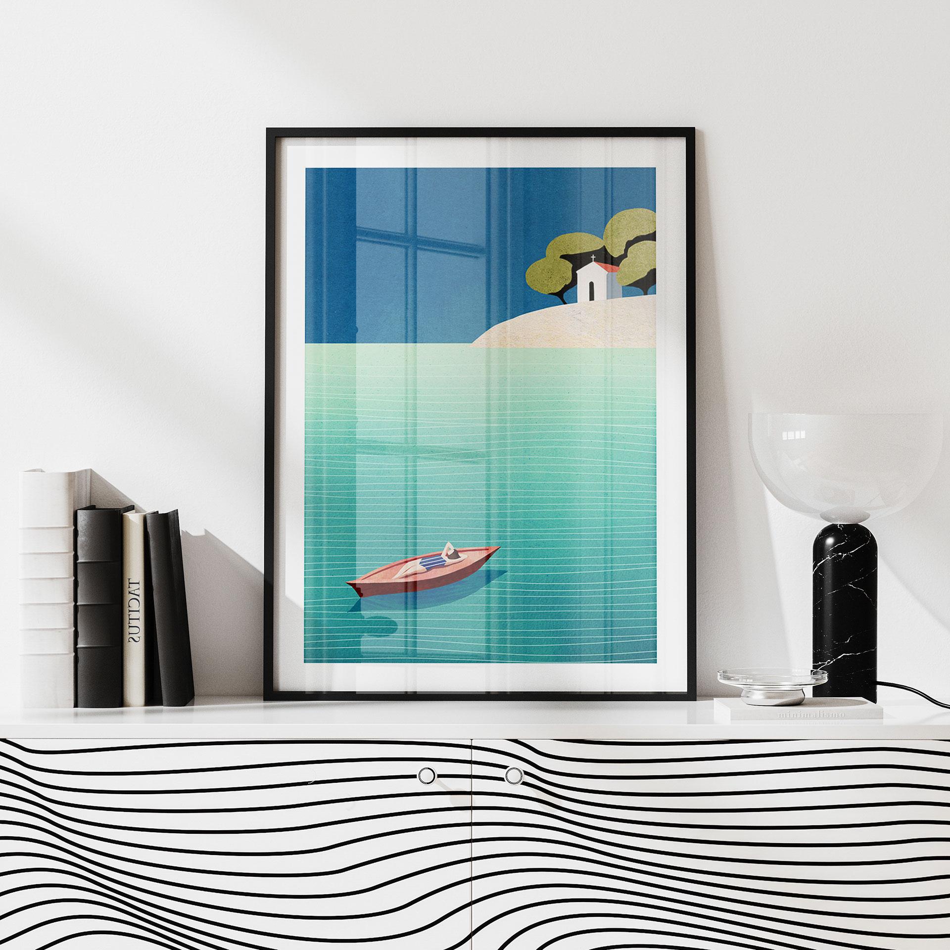 Plakat Siesta om sommeren - Rivers