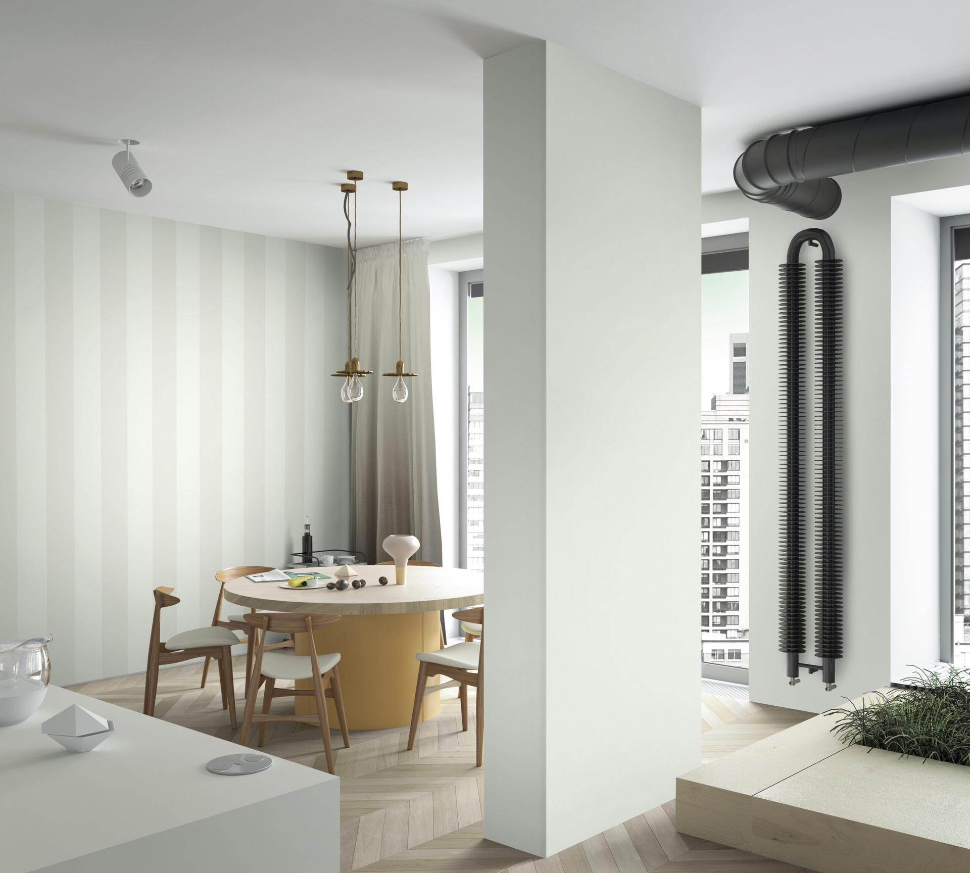 Vliesbehang blokstrepen modern in groen