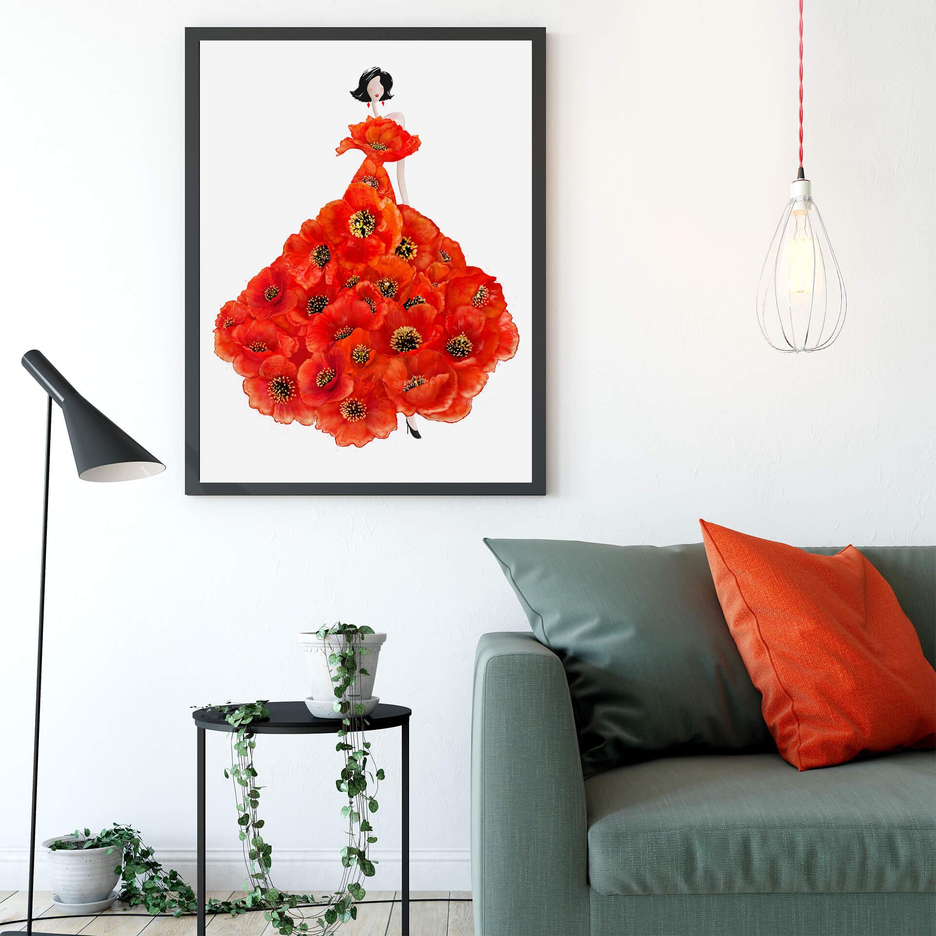 Plakat - Korenkova - Fashion Poppies