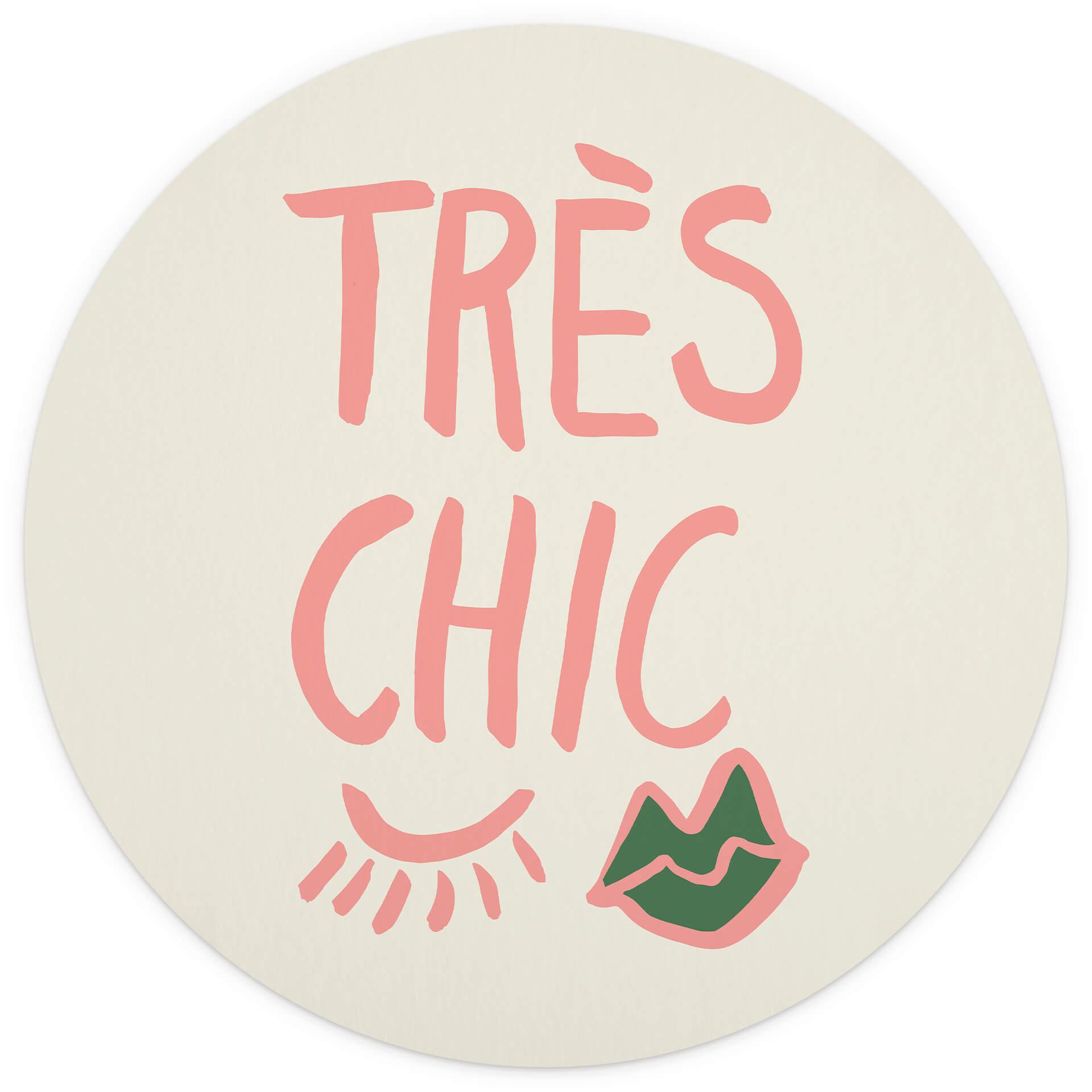 Behangcirkel 1X Studio - Très chic - vliesbehang/zelfklevend vliesbehang