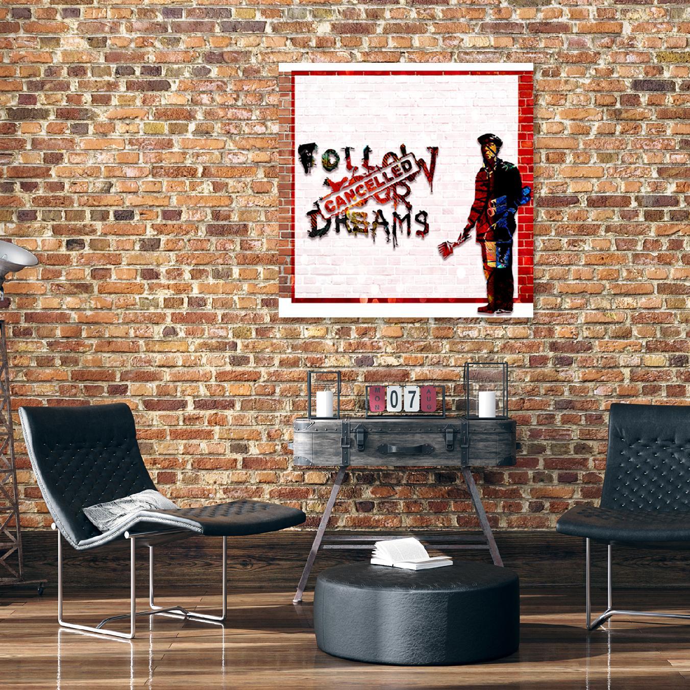 Canvasbillede, Banksy street art
