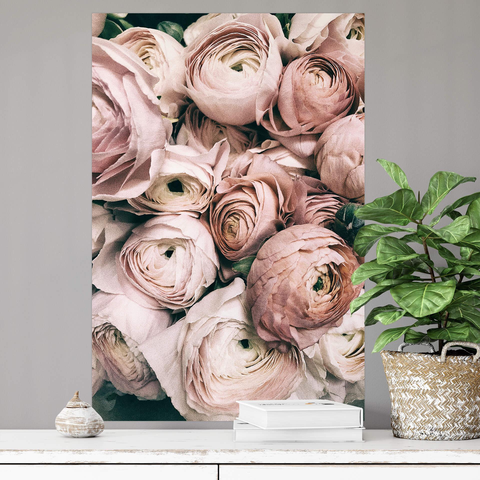 Zelfklevende Poster Vintage Bloemen