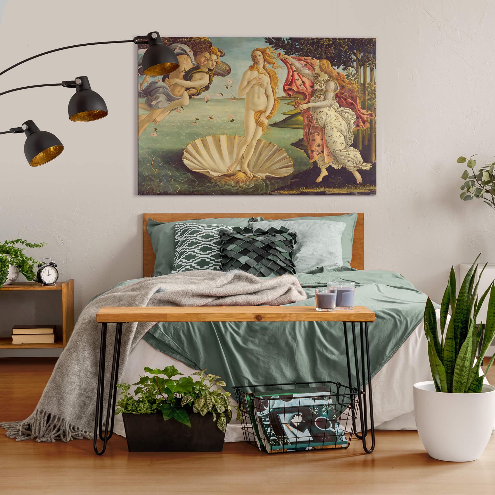 Botticelli - Venus fødsel - Lærredsprint