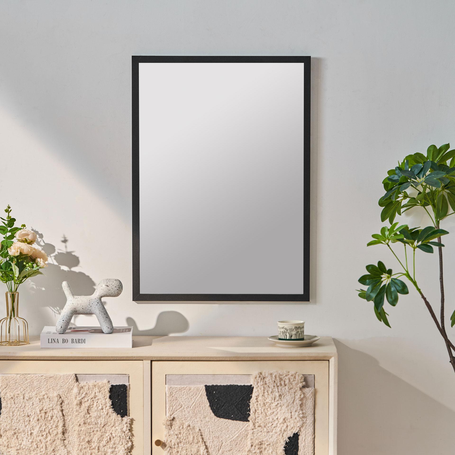 Wandspiegel schwarz - Saint-Tropez - 50x70 cm