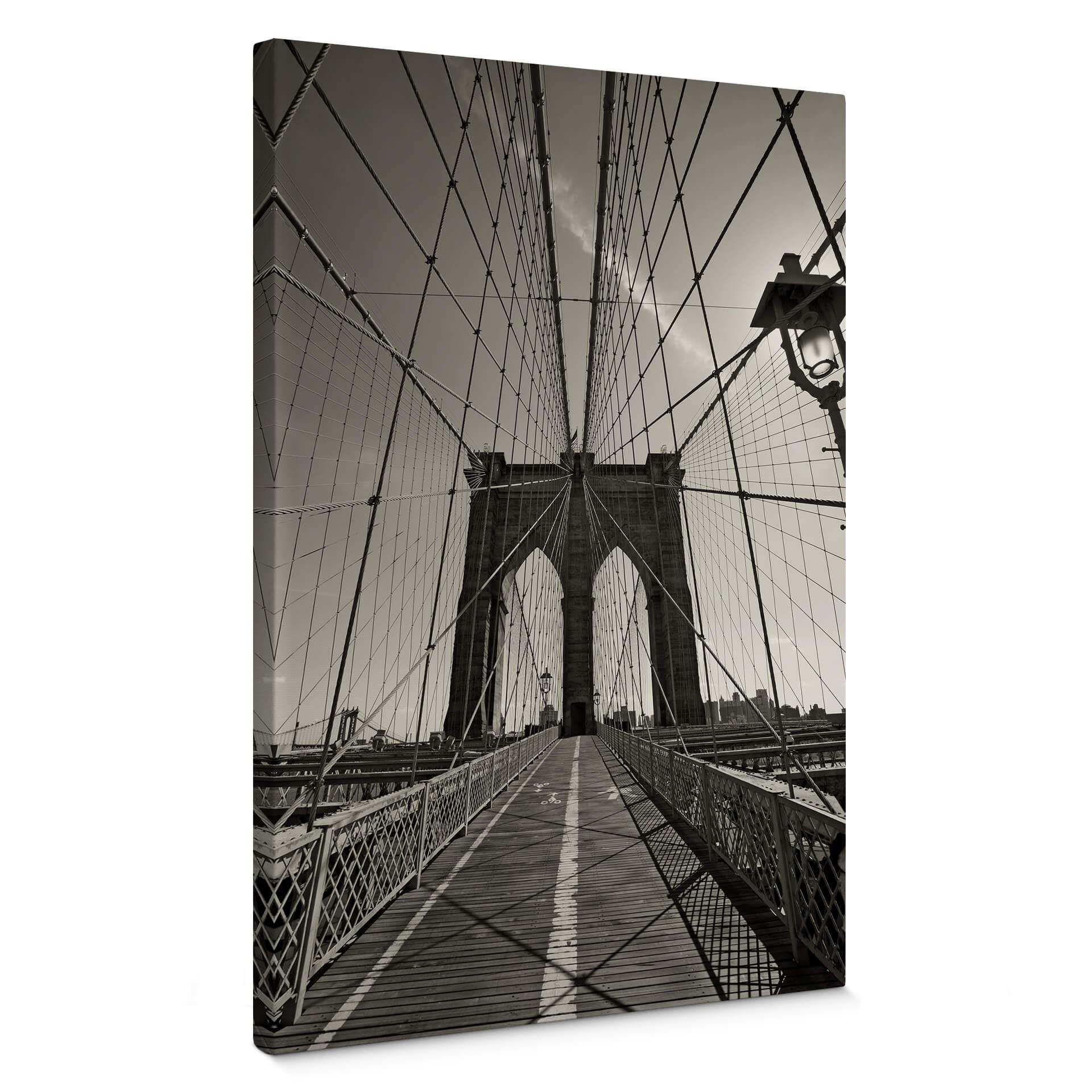 Lienzo Puente de Brooklyn perspectiva