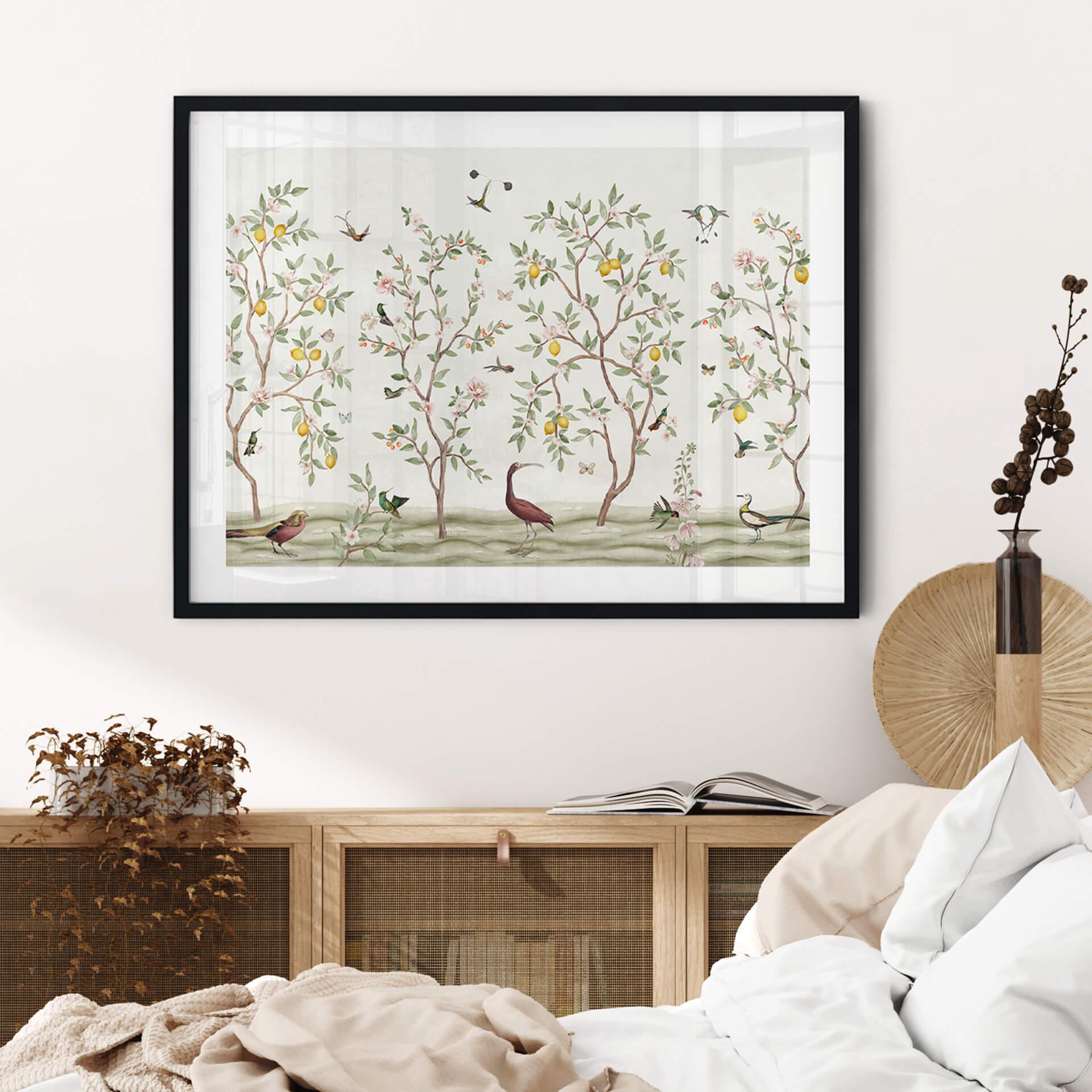 Plakat Sir Edward - Lemon Tree Chinoiserie